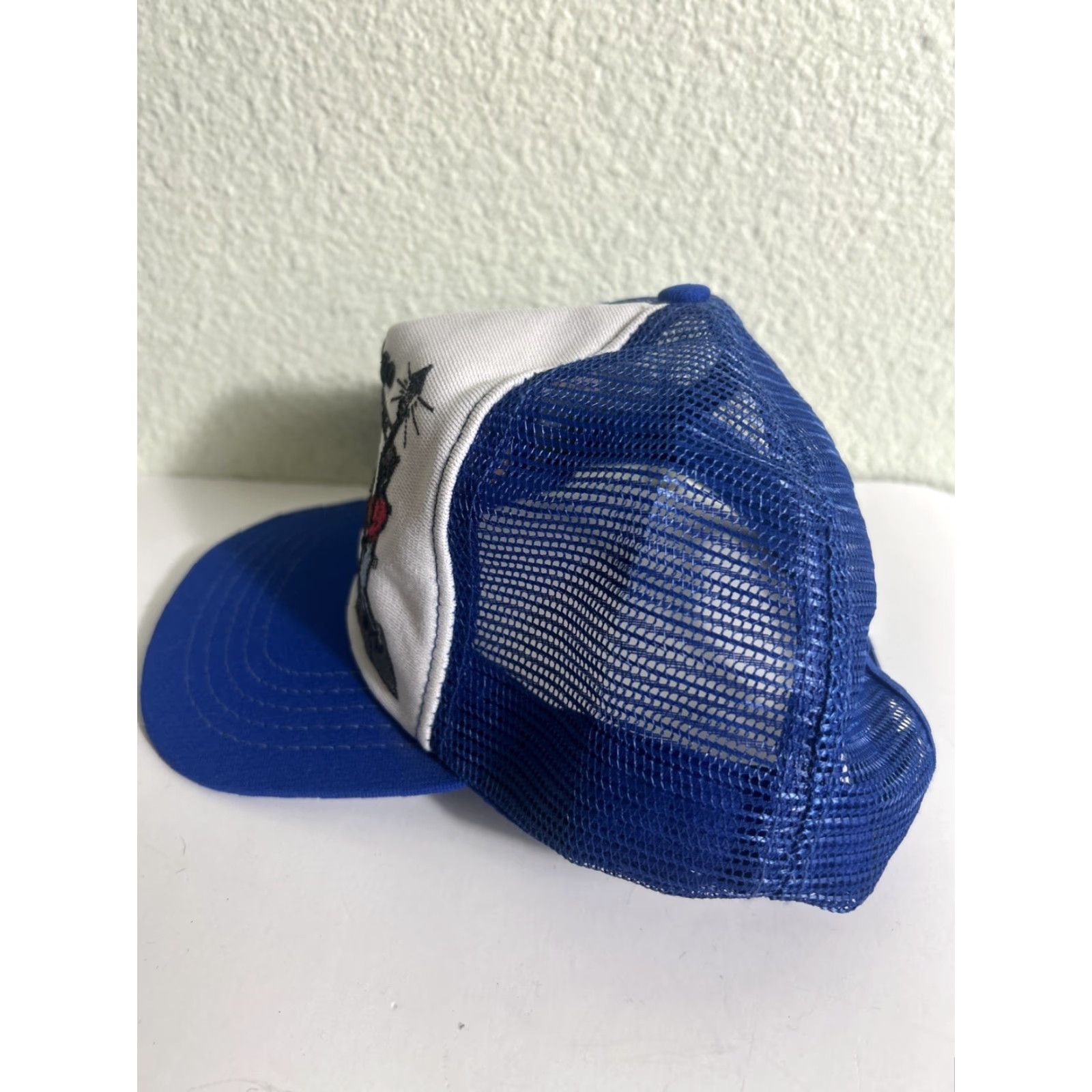 Vintage VINTAGE Unbranded Trucker Hat Mens Adjustable Blue White “you Only Go Around Once” USA Size ONE SIZE - 7 Thumbnail
