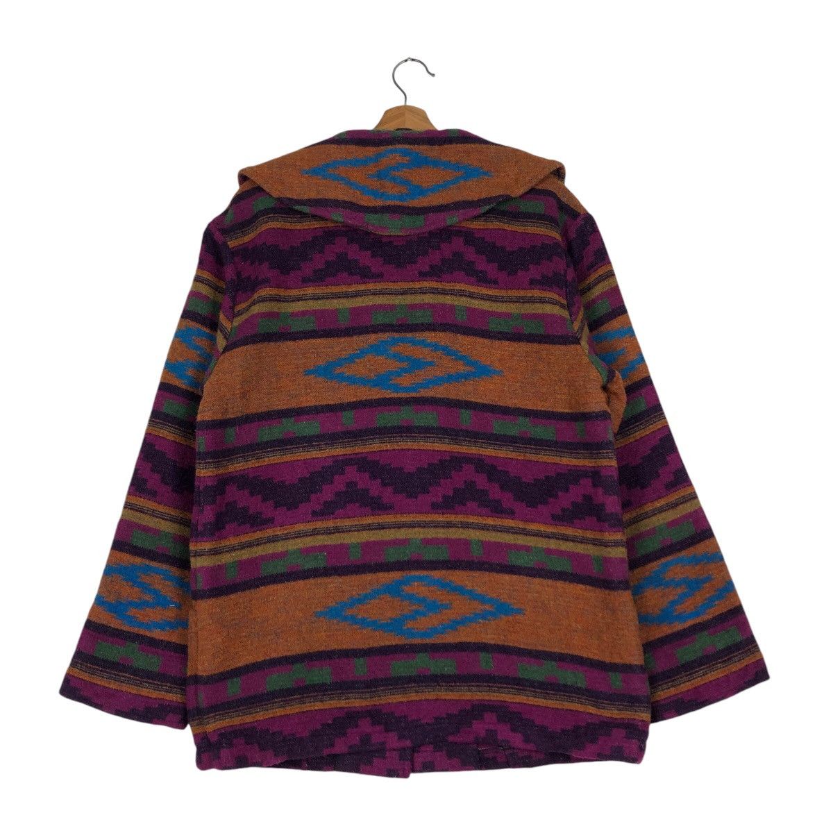 Japanese Brand 📌Native Navajo Aztec Design Chimayo Pull Over Jacket Ranch Size US S / EU 44-46 / 1 - 9 Thumbnail