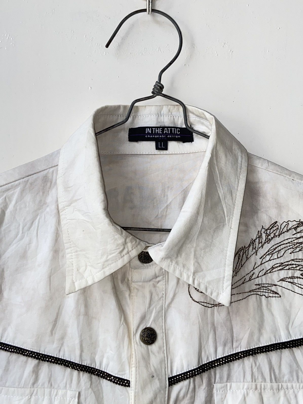 In The Attic IN THE ATTIC White Shirt Size US M / EU 48-50 / 2 - 14 Thumbnail