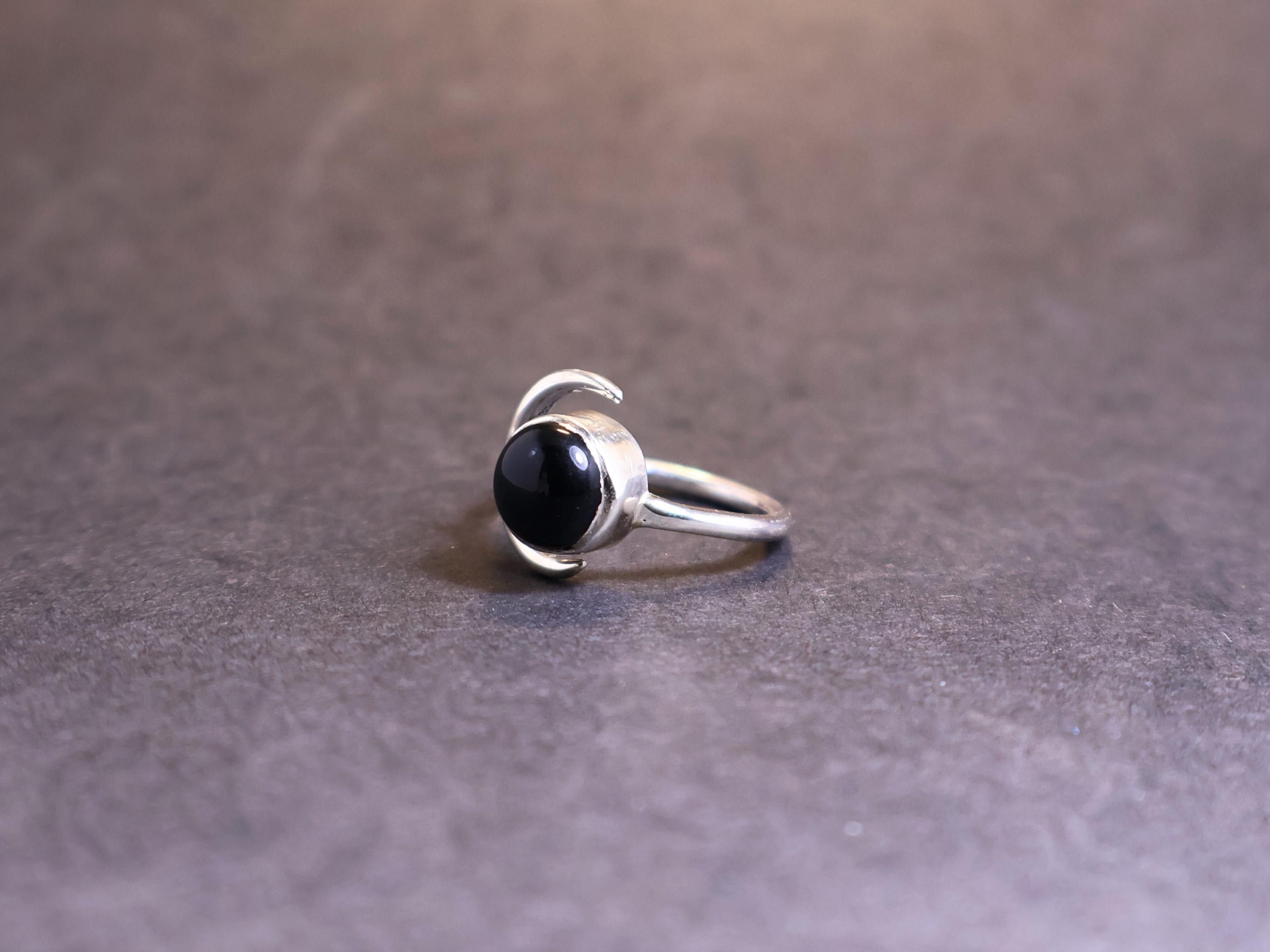 Handmade Black Onyx Ring, 925 Sterling Silver Handmade Jewelry, Gifts Size ONE SIZE - 6 Thumbnail