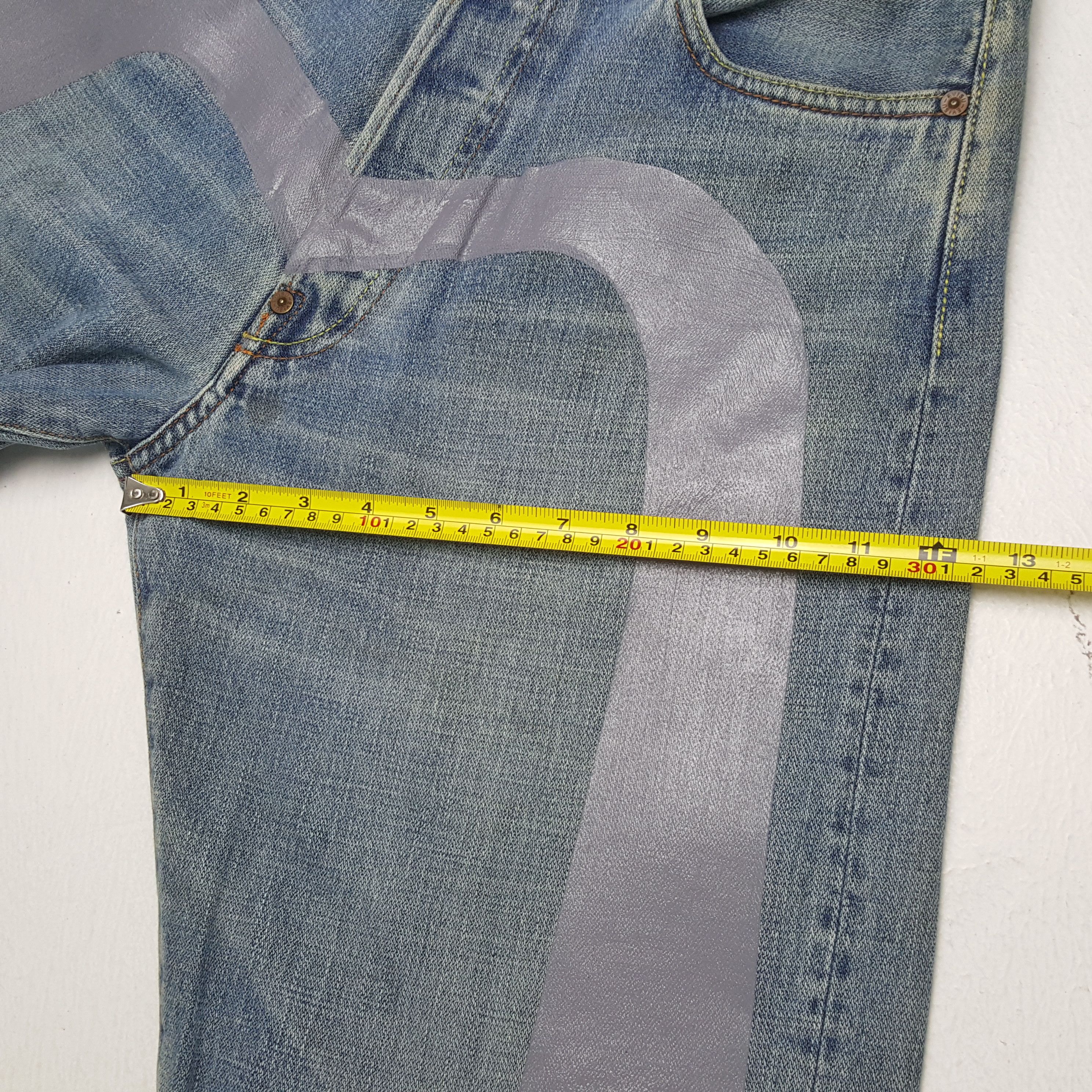 Evisu × Japanese Brand × Vintage Vintage EVISU Japanese Brand Daicock Custom Style Jeans Size US 30 / EU 46 - 9 Thumbnail