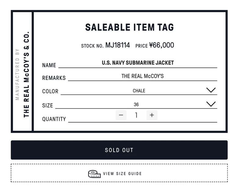 The Real McCoy's jacket Size US M / EU 48-50 / 2 - 7 Thumbnail