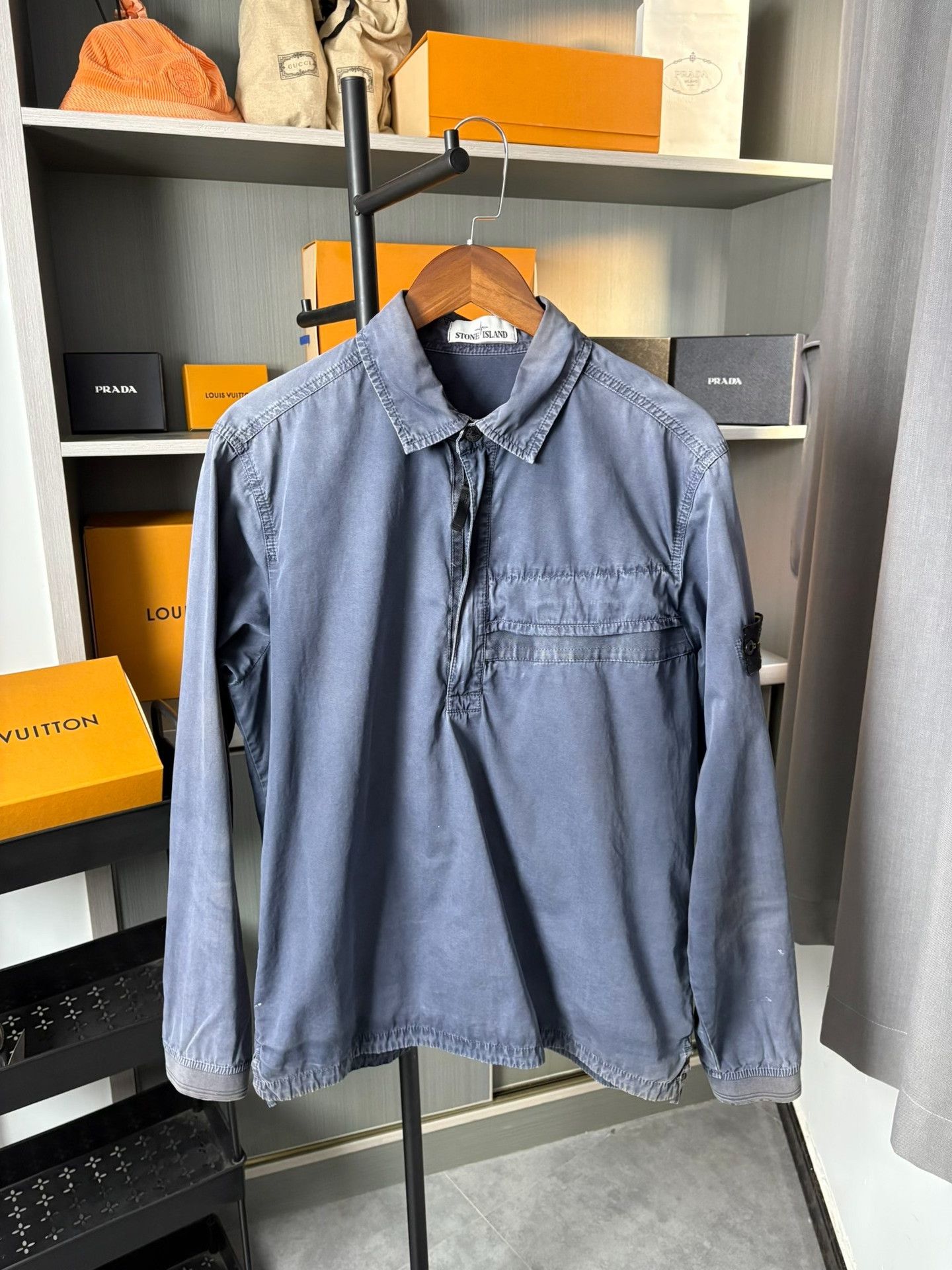 Stone Island Stone Island Blue Light Jacket L Men Size US L / EU 52-54 / 3 - 1 Thumbnail