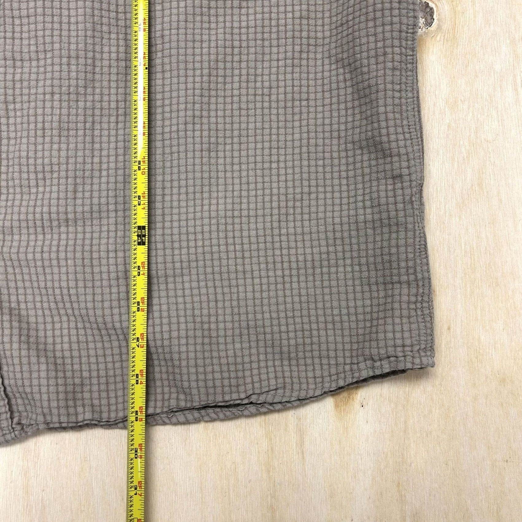 Faded Glory VINTAGE Faded Glory Shirt Mens XL Gray Check Long Sleeve Button Up Ramie Cotton Size US XL / EU 56 / 4 - 5 Thumbnail