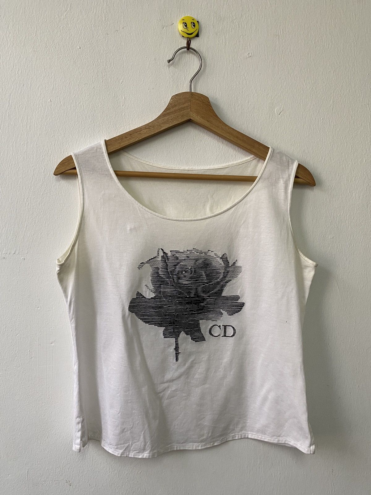 Vintage Christian Dior Roses Tank Top