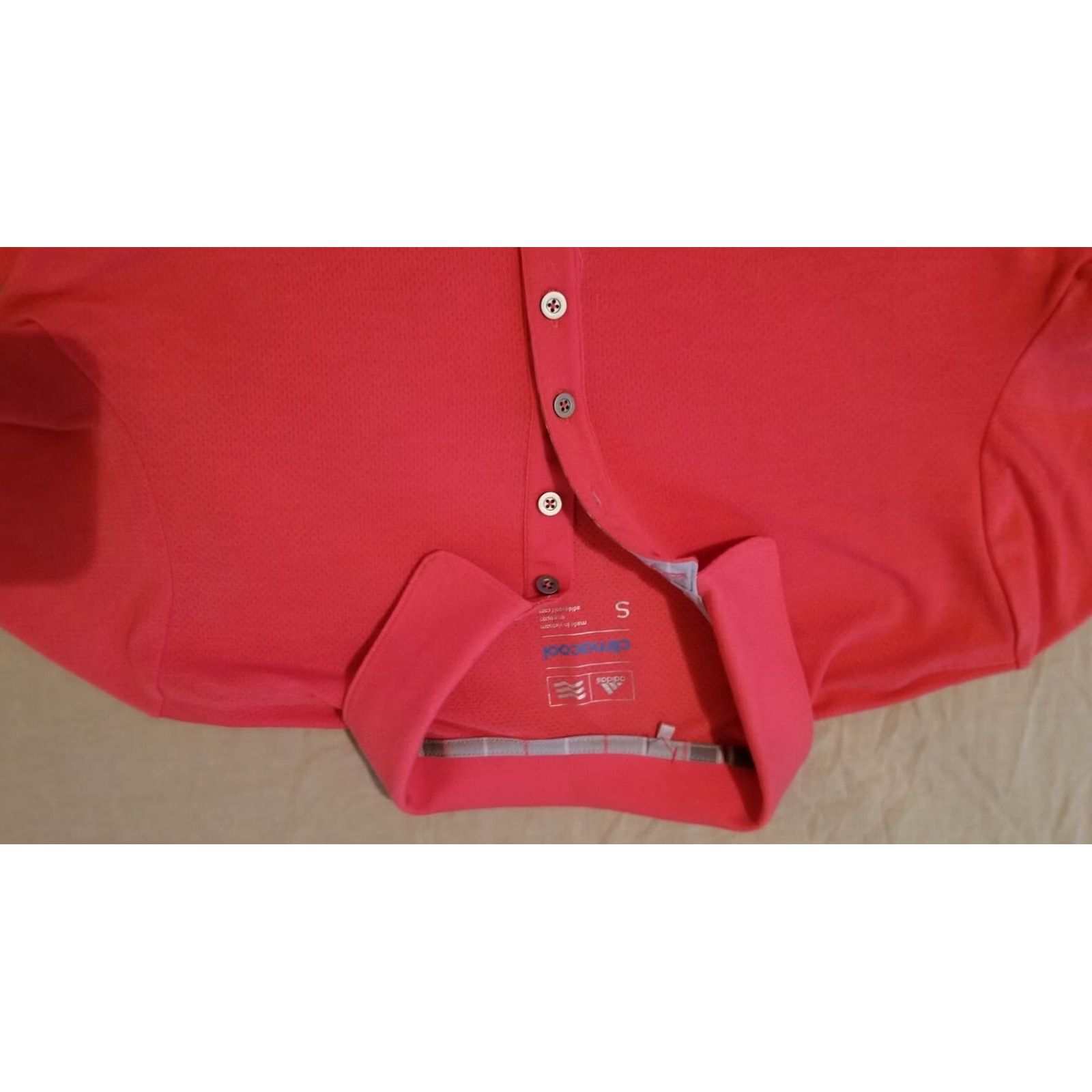 Adidas adidas Golf Polo Shirt Womens Small Orange Athletic Shirt Tennis Golf Shirt Womens S Orange Athletic Polo Shirt Size S / US 4 / IT 40 - 3 Thumbnail