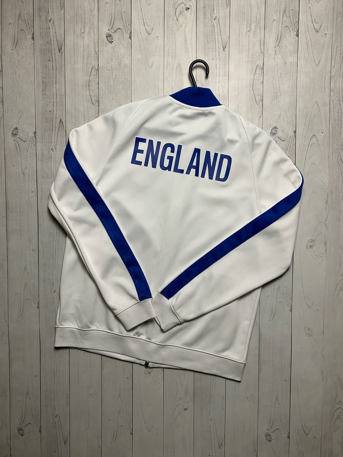Nike × Vintage Vintage Nike England soccer track jacket L Size US L / EU 52-54 / 3 - 1 Thumbnail