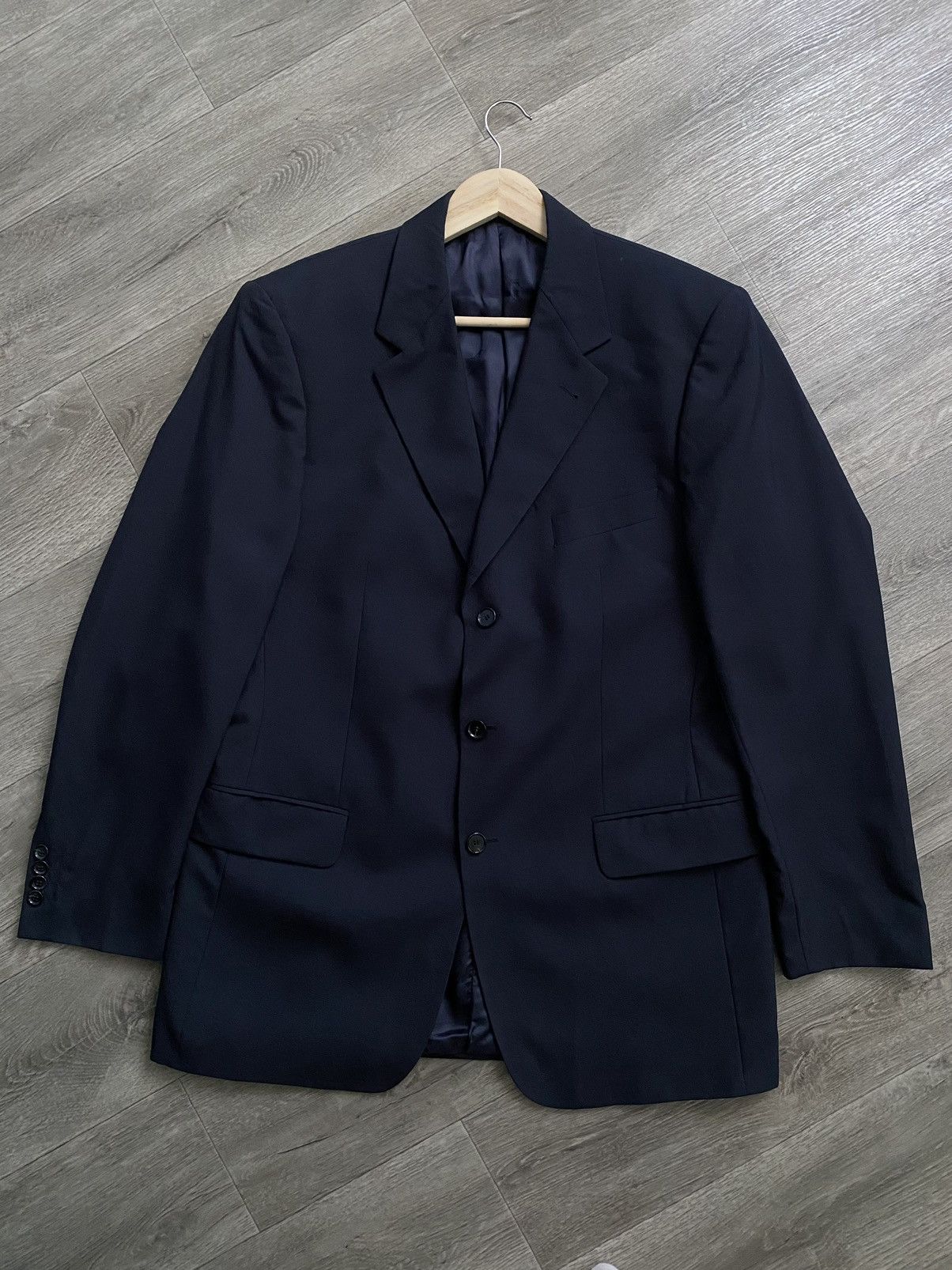 Burberry × Vintage 🫧Burberry London Vintage Blazer Jacket Wool L Size US L / EU 52-54 / 3 - 2 Thumbnail