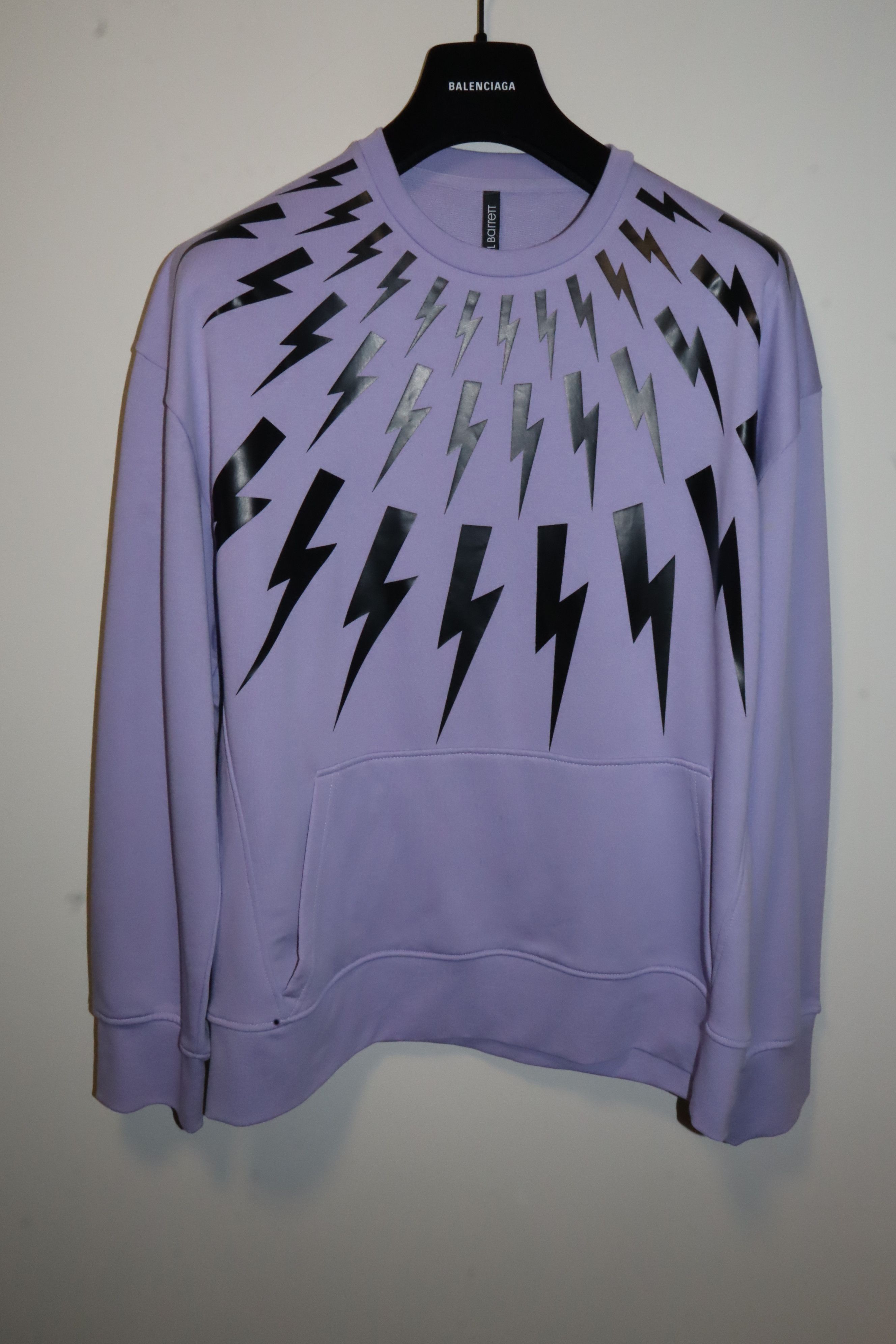 Neil Barrett Neil Barrett bolt print sweatshirt Size US L / EU 52-54 / 3 - 6 Thumbnail