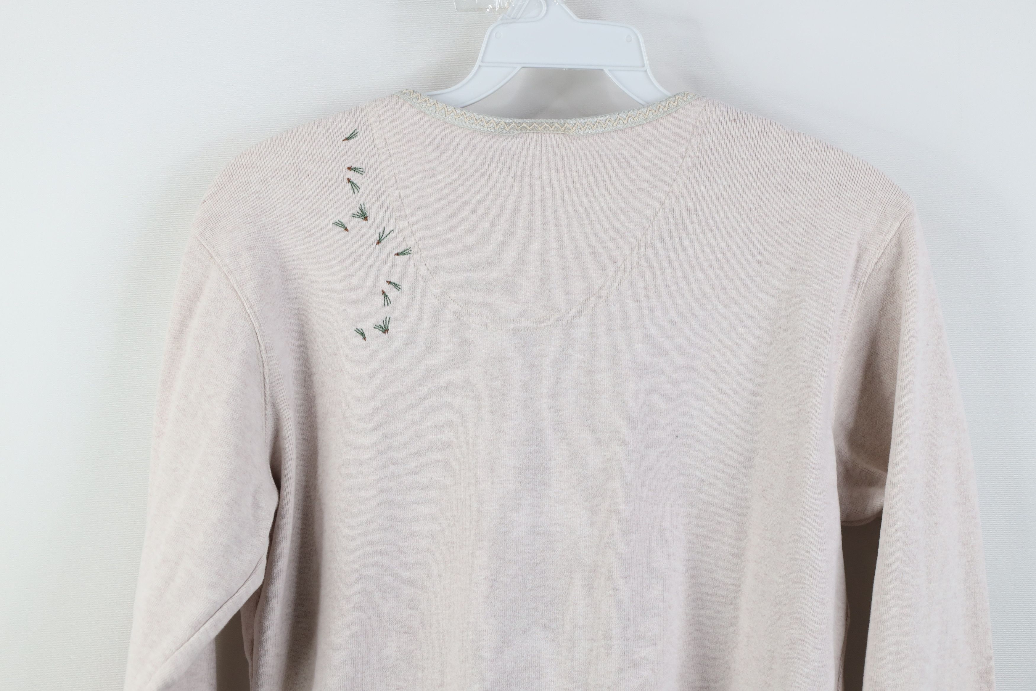 Disney Vintage 90s Disney Knit Winnie the Pooh Henley T-Shirt Beige Size M / US 6-8 / IT 42-44 - 13 Thumbnail