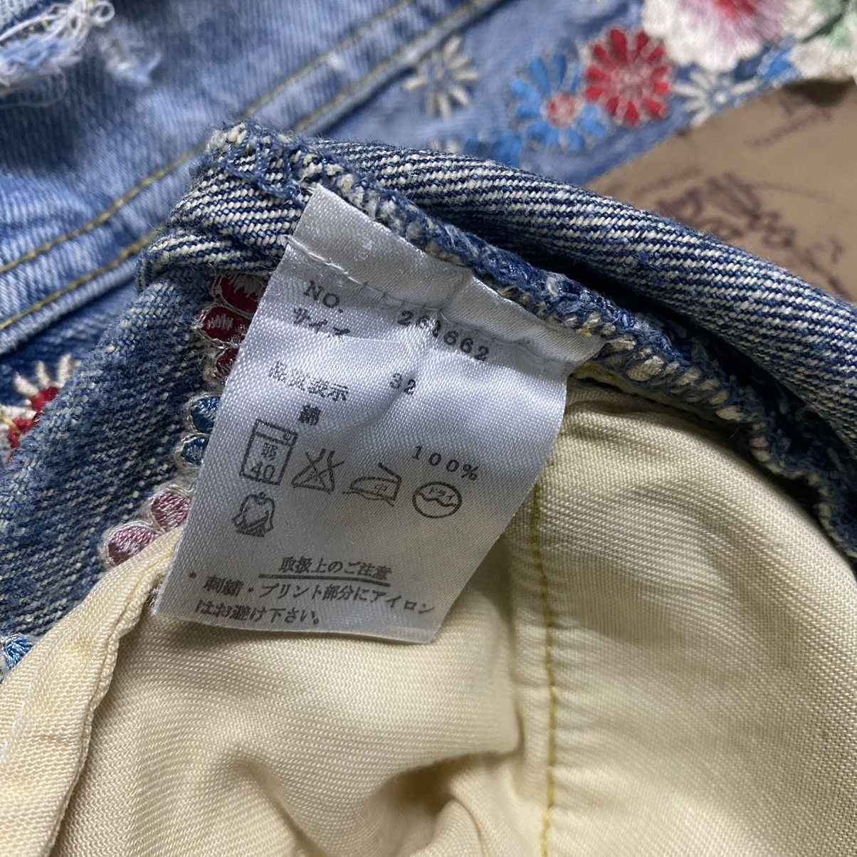 Karakuri Tamashii KARAKURI GENERATION Distressed Denim Embroidery Jeans Size US 32 / EU 48 - 19 Thumbnail