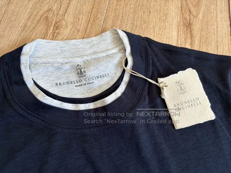Brunello Cucinelli Brunello Cucinelli Fake Two-Piece Round Neck Short-Sleeve Size M / US 6-8 / IT 42-44 - 2 Thumbnail