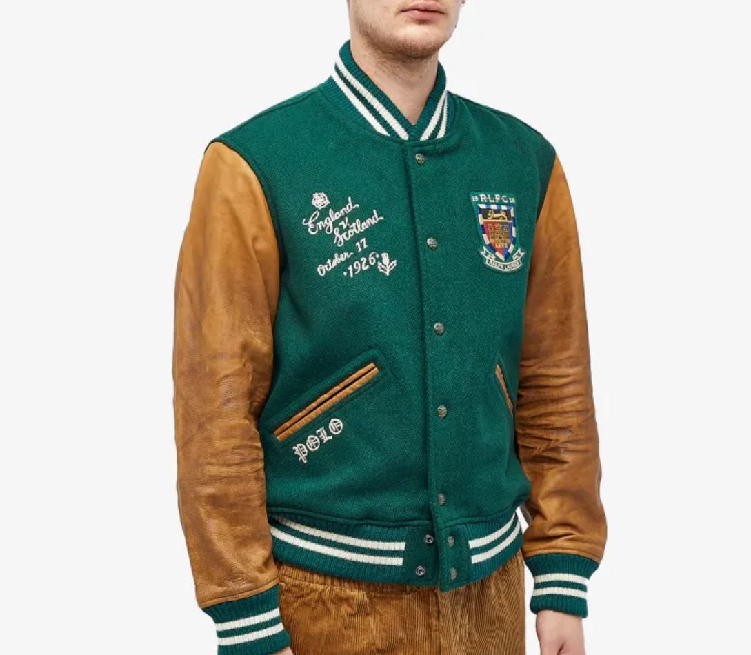 Polo Ralph Lauren Polo Ralph Lauren Wool-Blend Patch Varsity Jacket 2XL Size US XXL / EU 58 / 5 - 3 Thumbnail