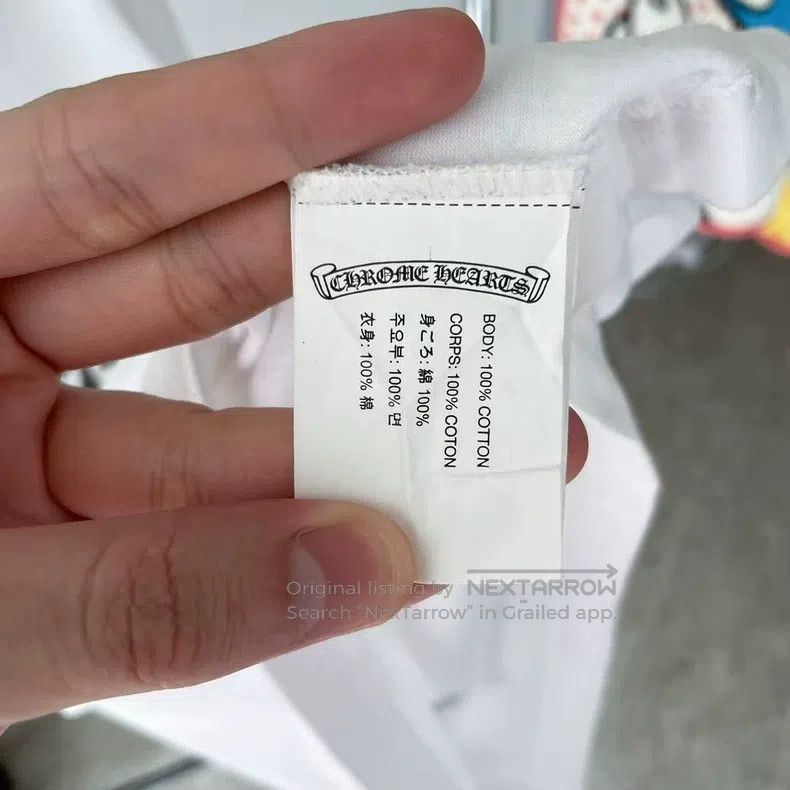 Chrome Hearts CHROME HEARTS Size M Short sleeve with string label on the Size US M / EU 48-50 / 2 - 7 Thumbnail