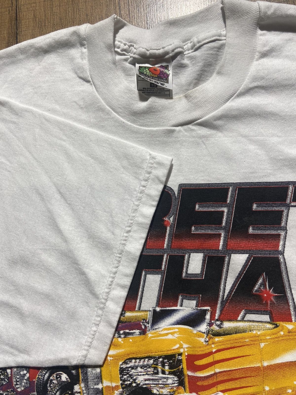 Fruit Of The Loom New Y2K hot rod tee Size US XL / EU 56 / 4 - 5 Thumbnail