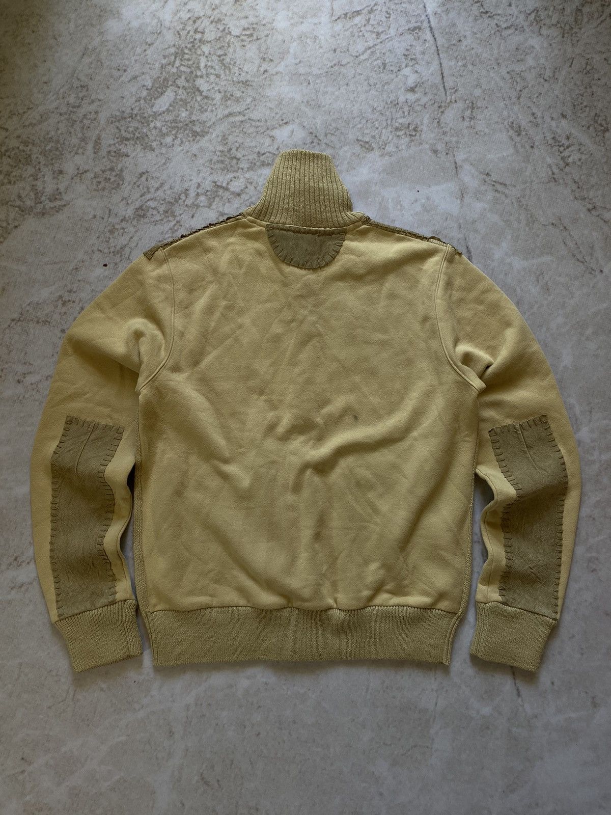 Puma × Vintage Puma Clyde Vintage Zip Sweater / Jacket with leather inserts Size US L / EU 52-54 / 3 - 11 Thumbnail