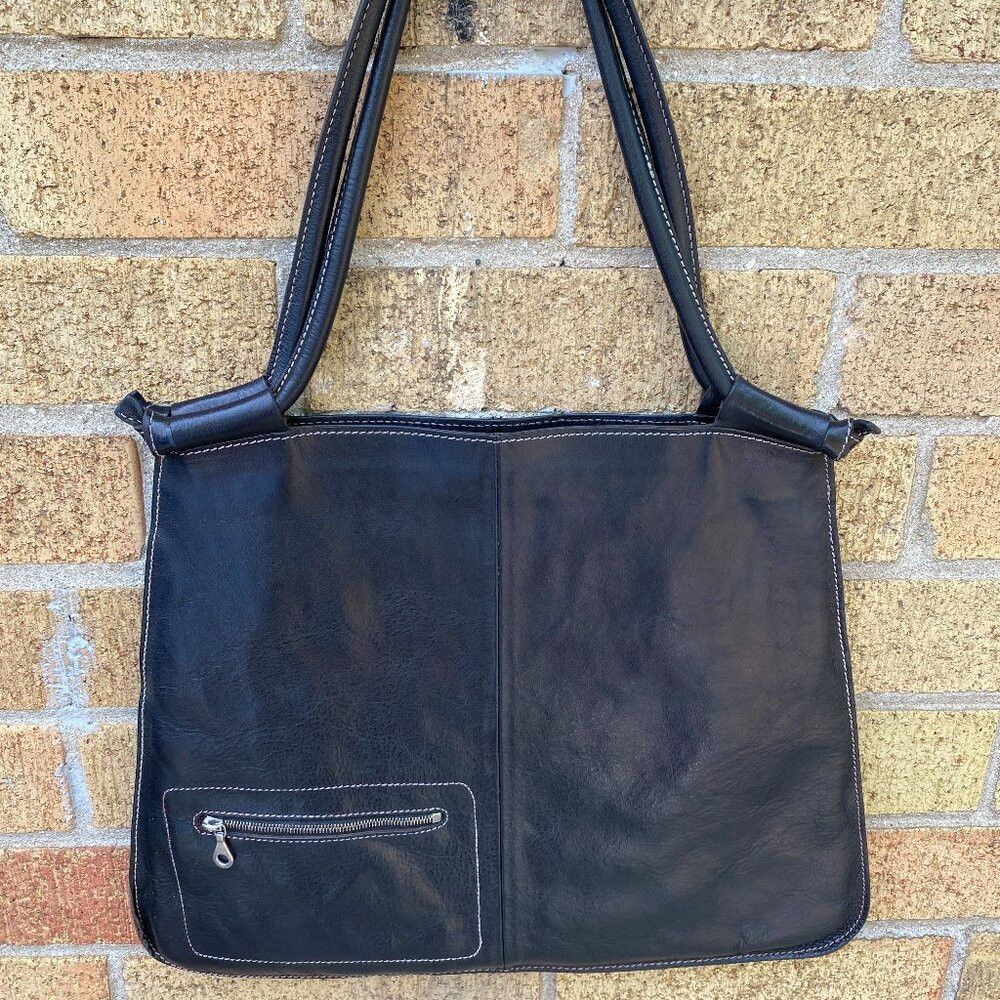 Vintage Vintage Christopher Kon Purse Handbag Black Size ONE SIZE - 4 Thumbnail