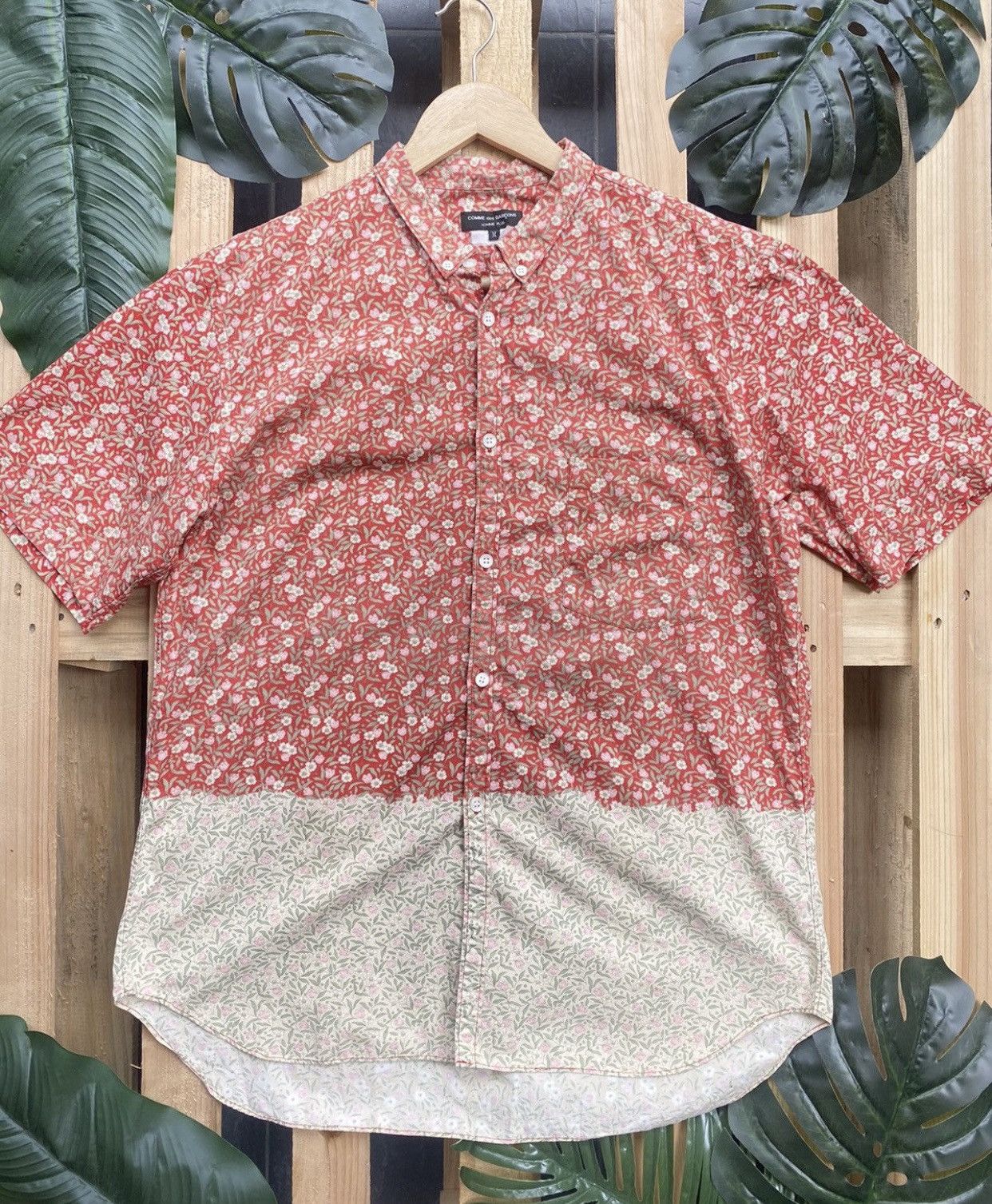 Comme des Garcons Homme 2008 Comme des Garcons Homme Plus Flower Full Print Shirts Size US L / EU 52-54 / 3 - 1 Thumbnail