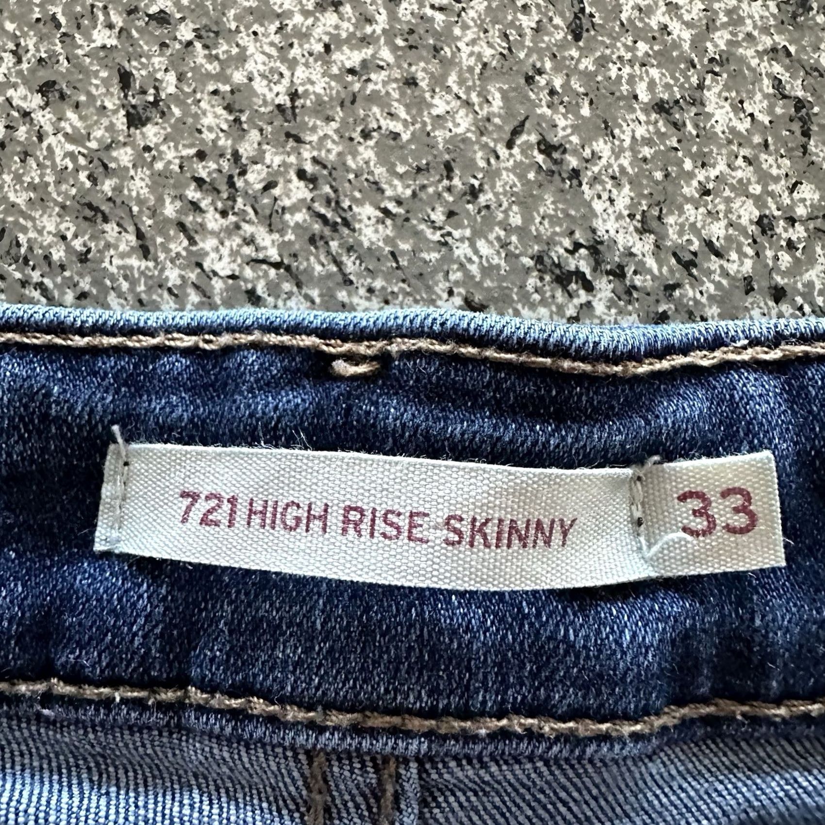 Levi's Levi's Jeans Womens 33 Regular 28 High Rise Skinny Distressed Stretch Denim Blue 5-Pocket Levi's 700 Series Womens Jeans Size 24" / US 00 / IT 34 - 5 Thumbnail