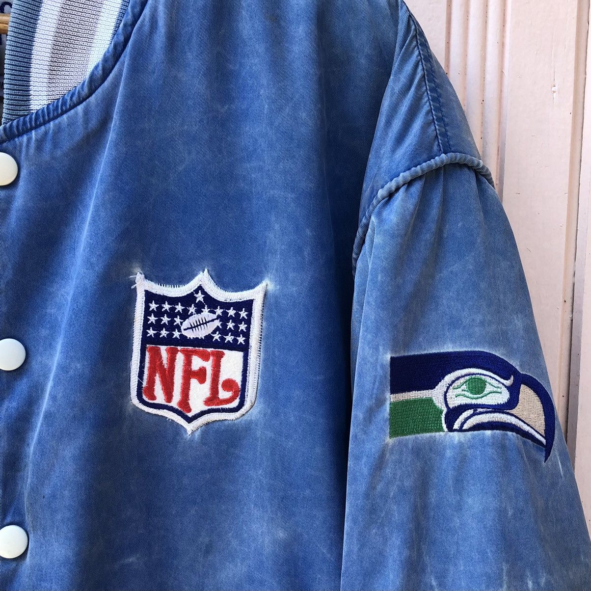 NFL Vintage NFL By East Point Seahawks Bomber Jacket Size US M / EU 48-50 / 2 - 4 Thumbnail