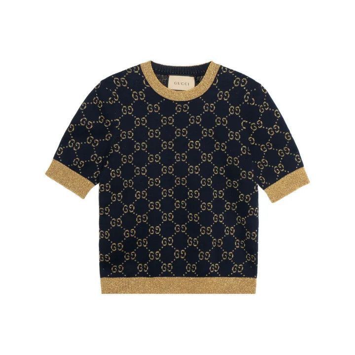 Gucci Gucci GG Cotton Short Sleeve T-Shirt-2507 Size S / US 4 / IT 40 - 1 Thumbnail