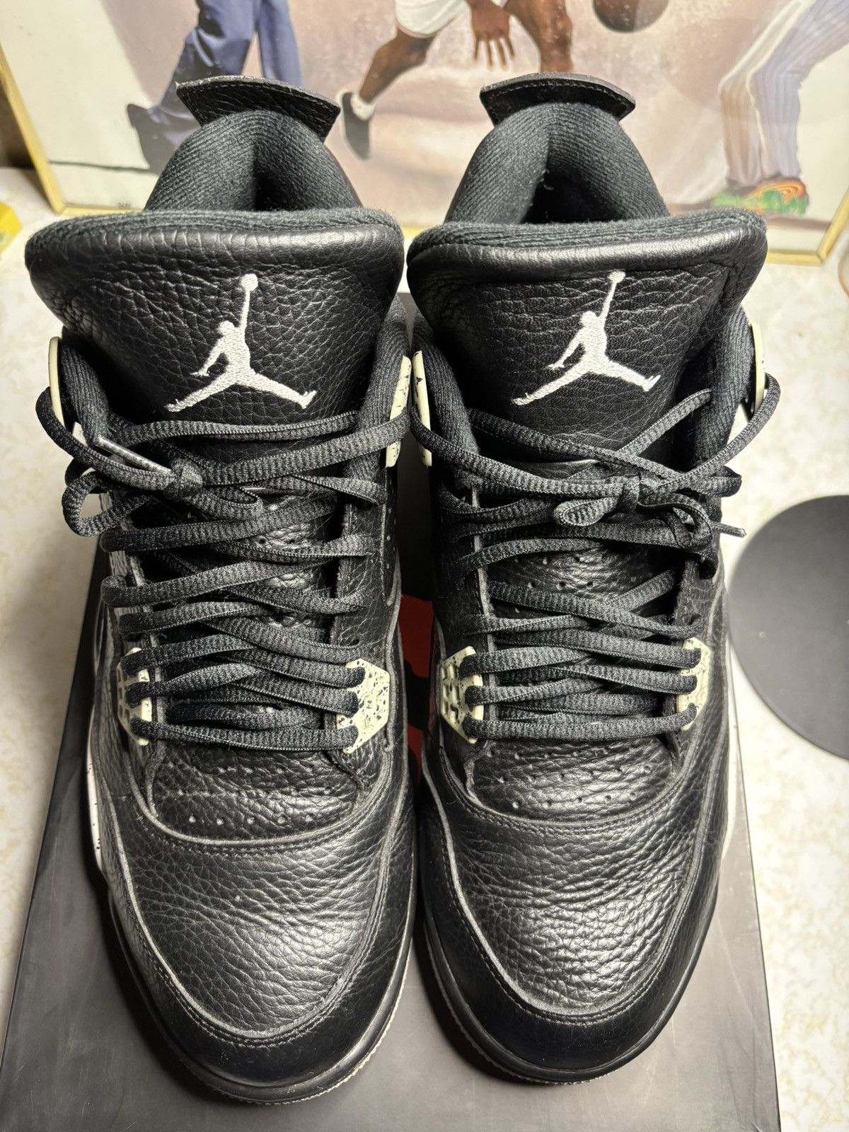 Jordan Brand Air Jordan 4 Retro oreo Size US 12 / EU 45 - 2 Thumbnail