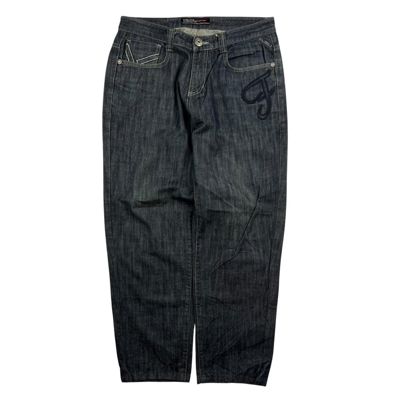 Fubu Vintage Embroidered Fubu 05 Denim Jeans - Waist: 33” Size US 33 - 2 Thumbnail