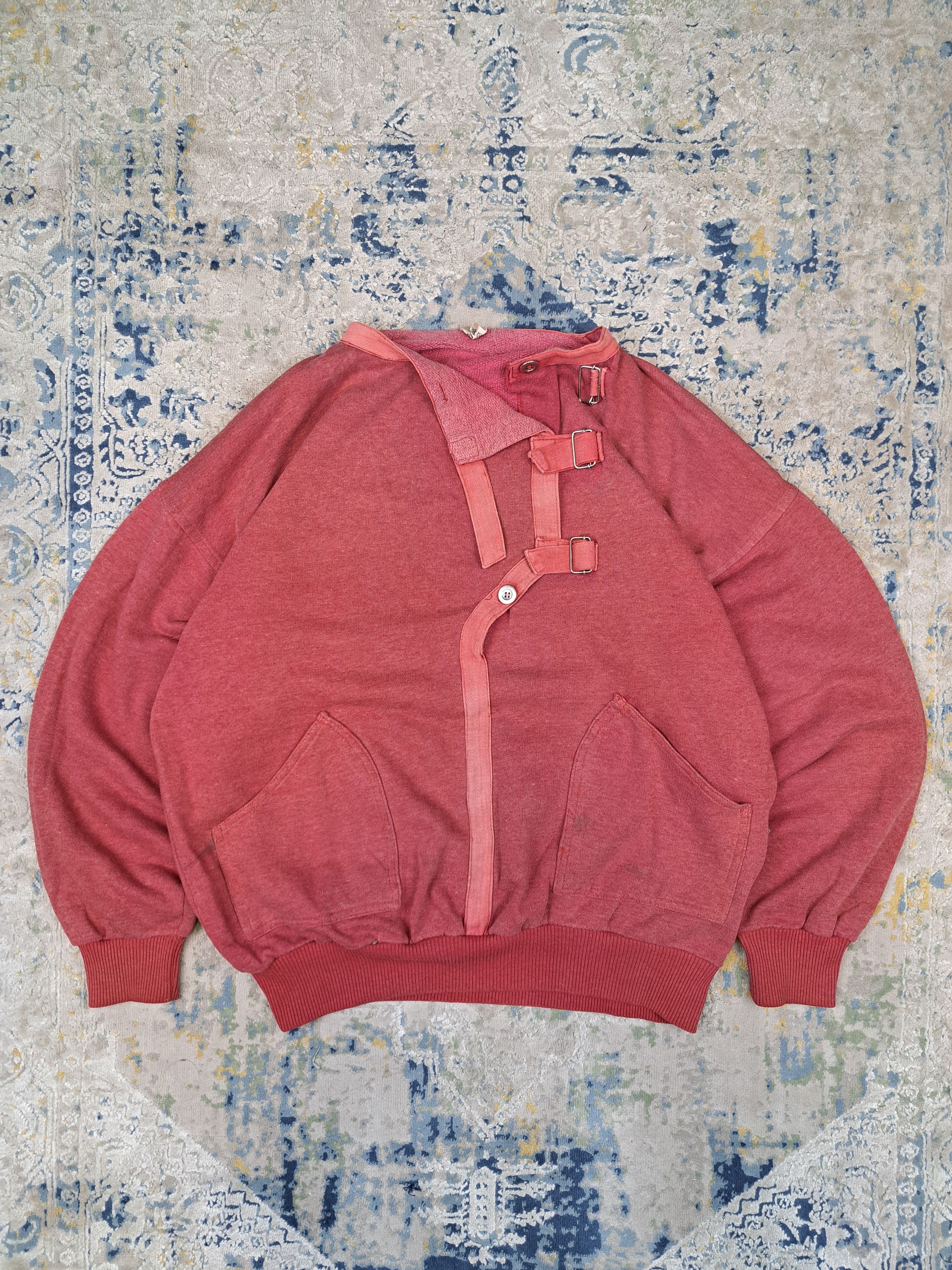 Vintage Vintage 70s Avant Garde Workwear Sweatshirt Japanese Size US L / EU 52-54 / 3 - 1 Thumbnail