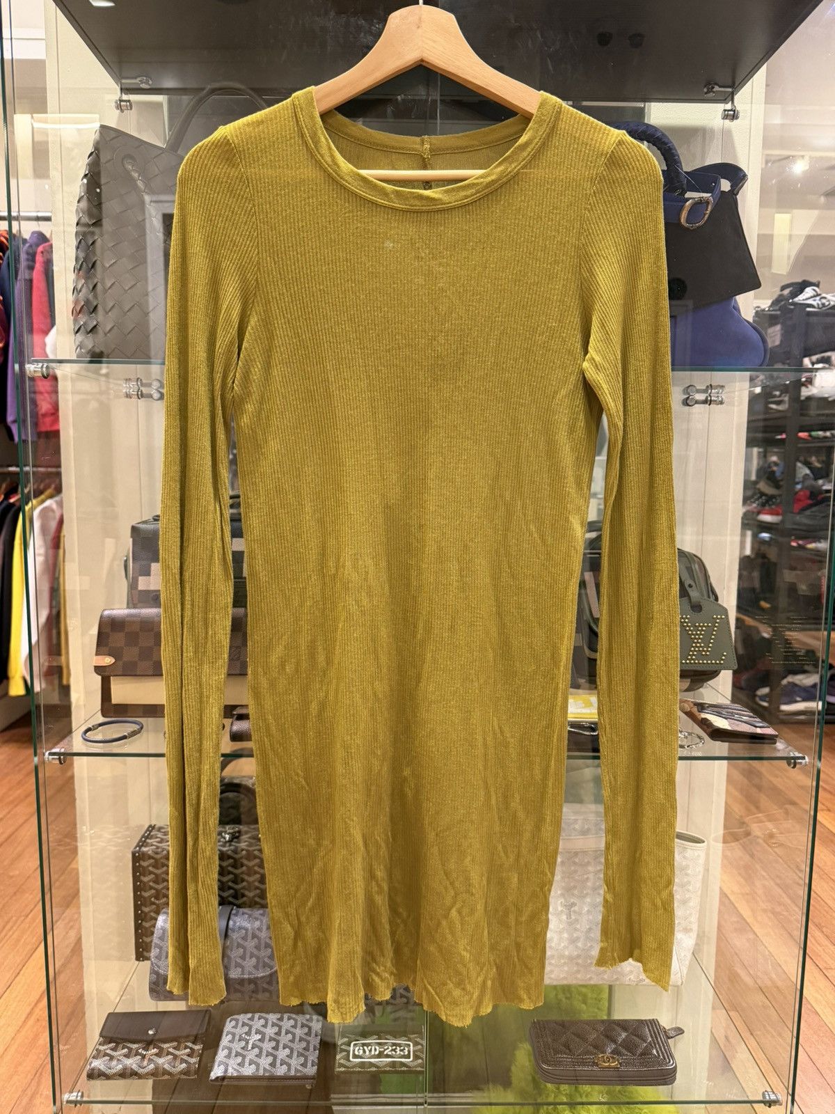 Rick Owens Rick Owens Ribbed Longsleeve Shirt Size US S / EU 44-46 / 1 - 1 Thumbnail