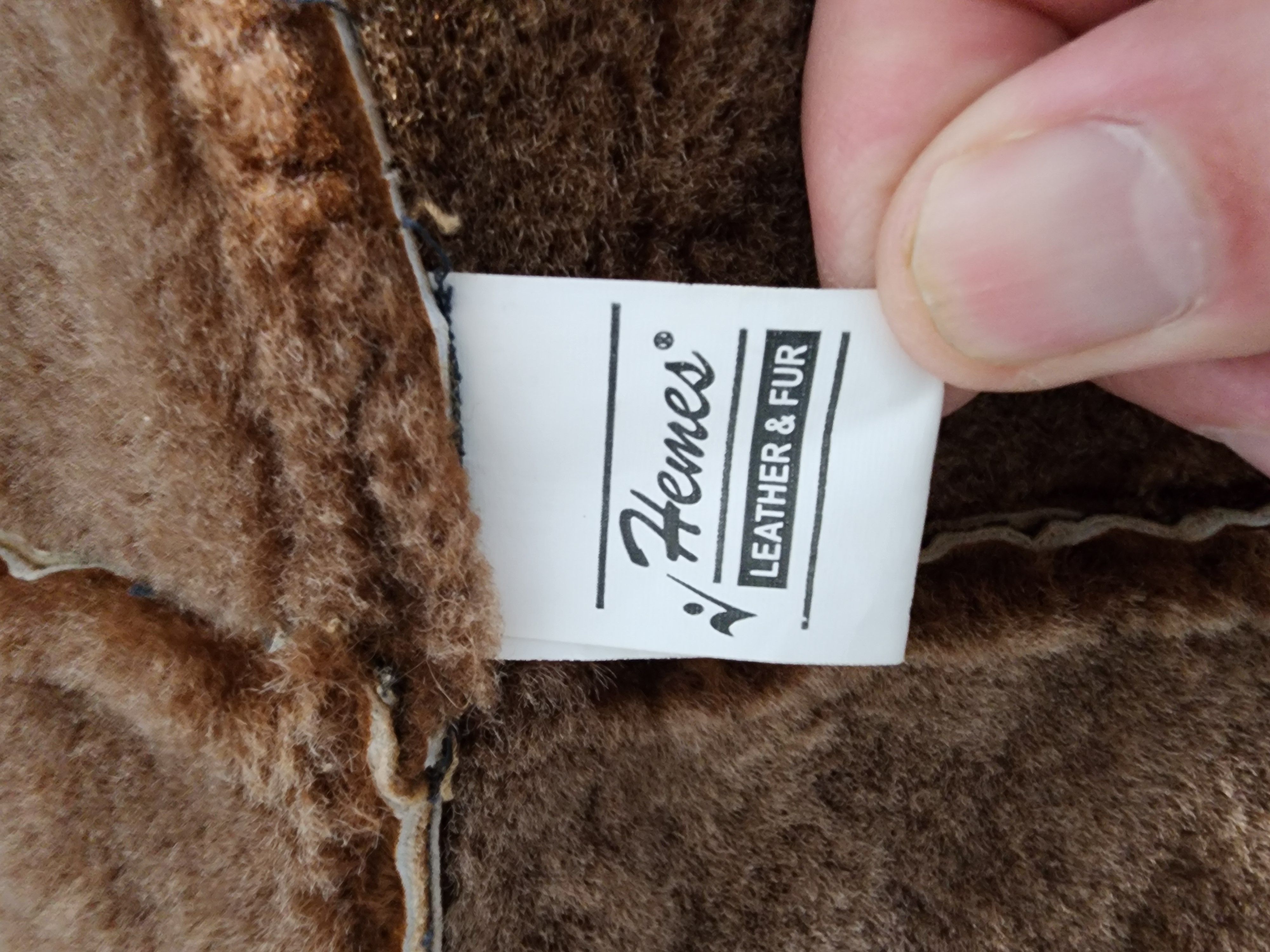 Furla Brown Sheepskin Coat: Women's Genuine Fur Winter Coat Size XXL / US 16-18 / IT 52-54 - 7 Thumbnail