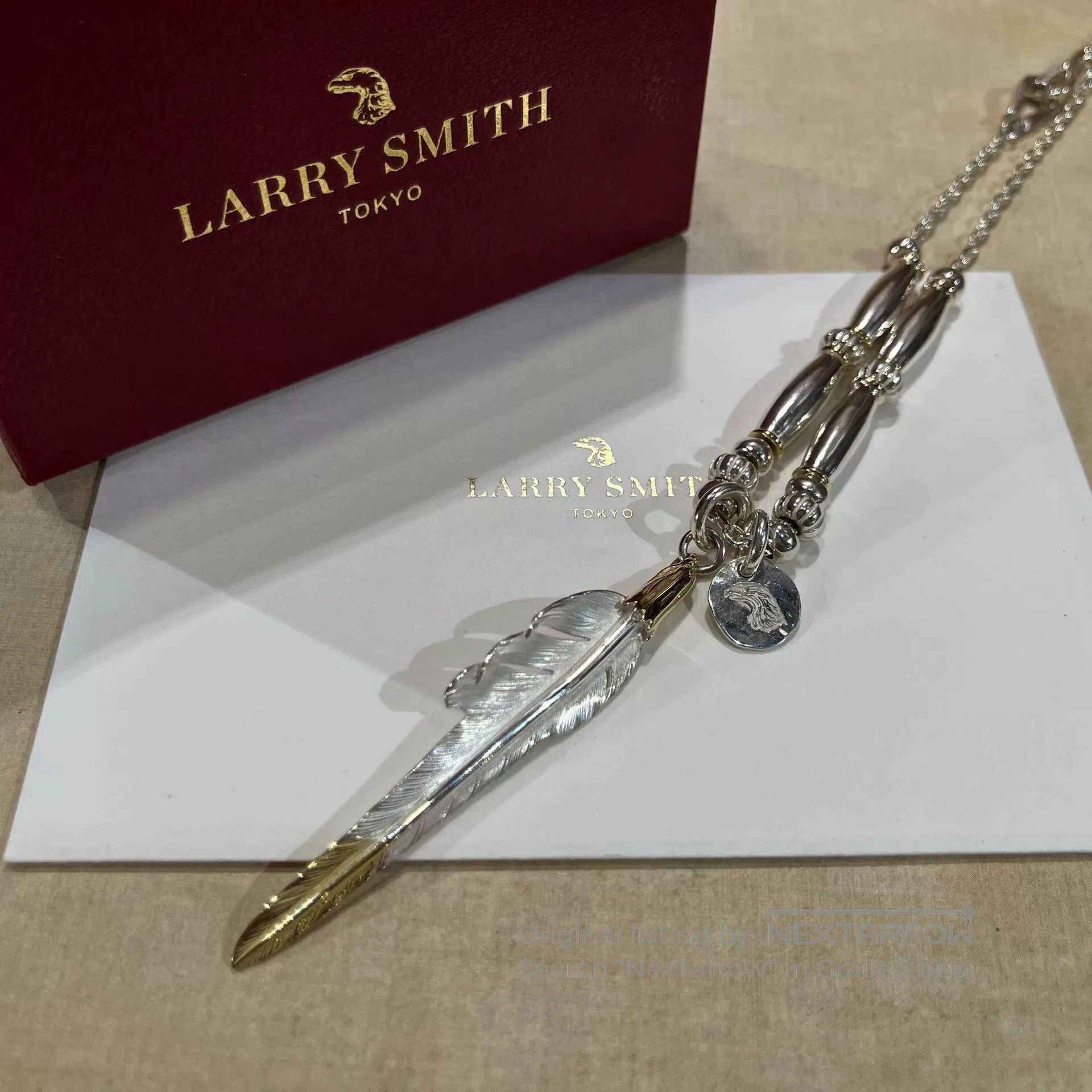 Larry Smith Gold Chain Necklace Japan.