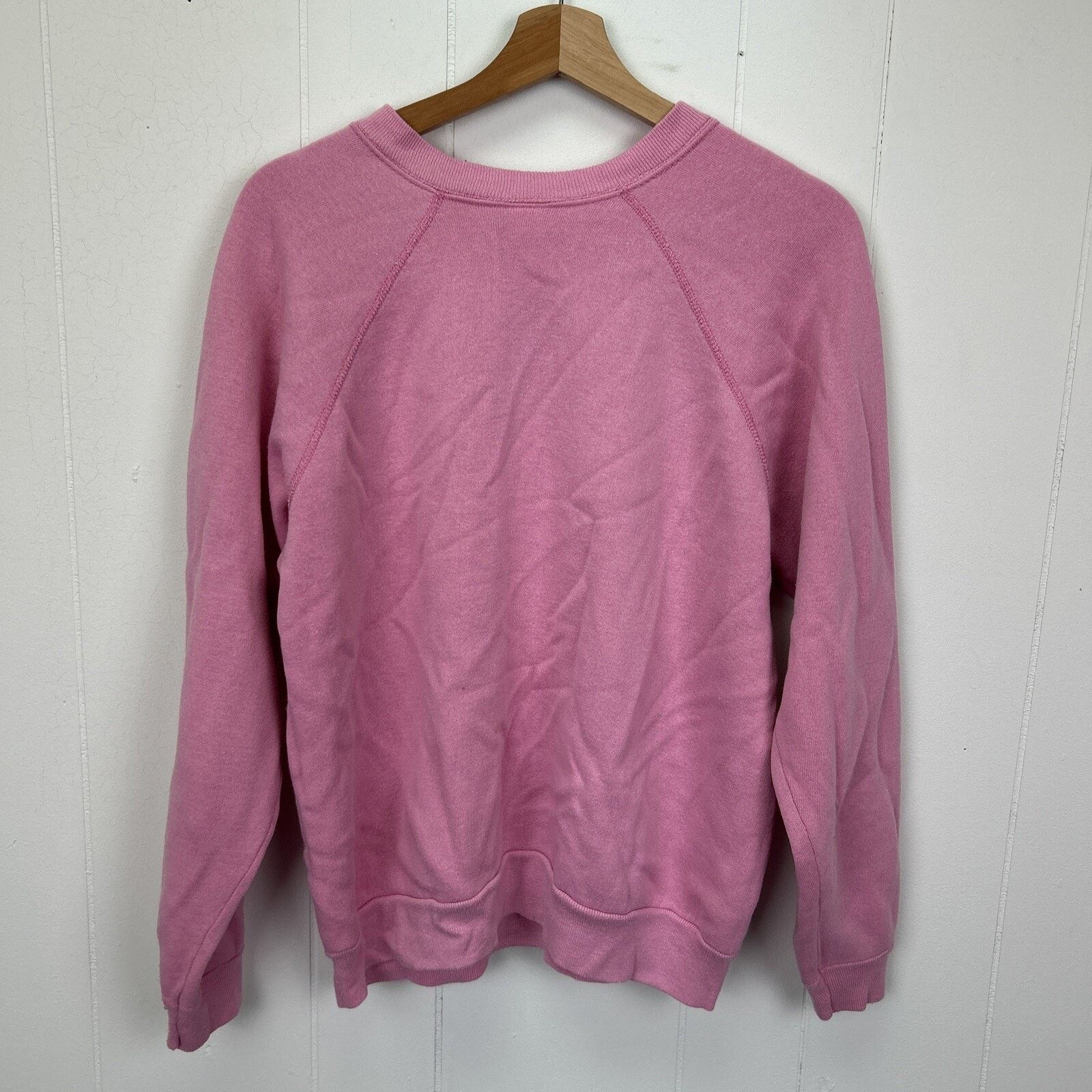 Tultex Vintage Easter Embroidered Rabbit Pink Sweatshirt Size Large Size L / US 10 / IT 46 - 5 Thumbnail