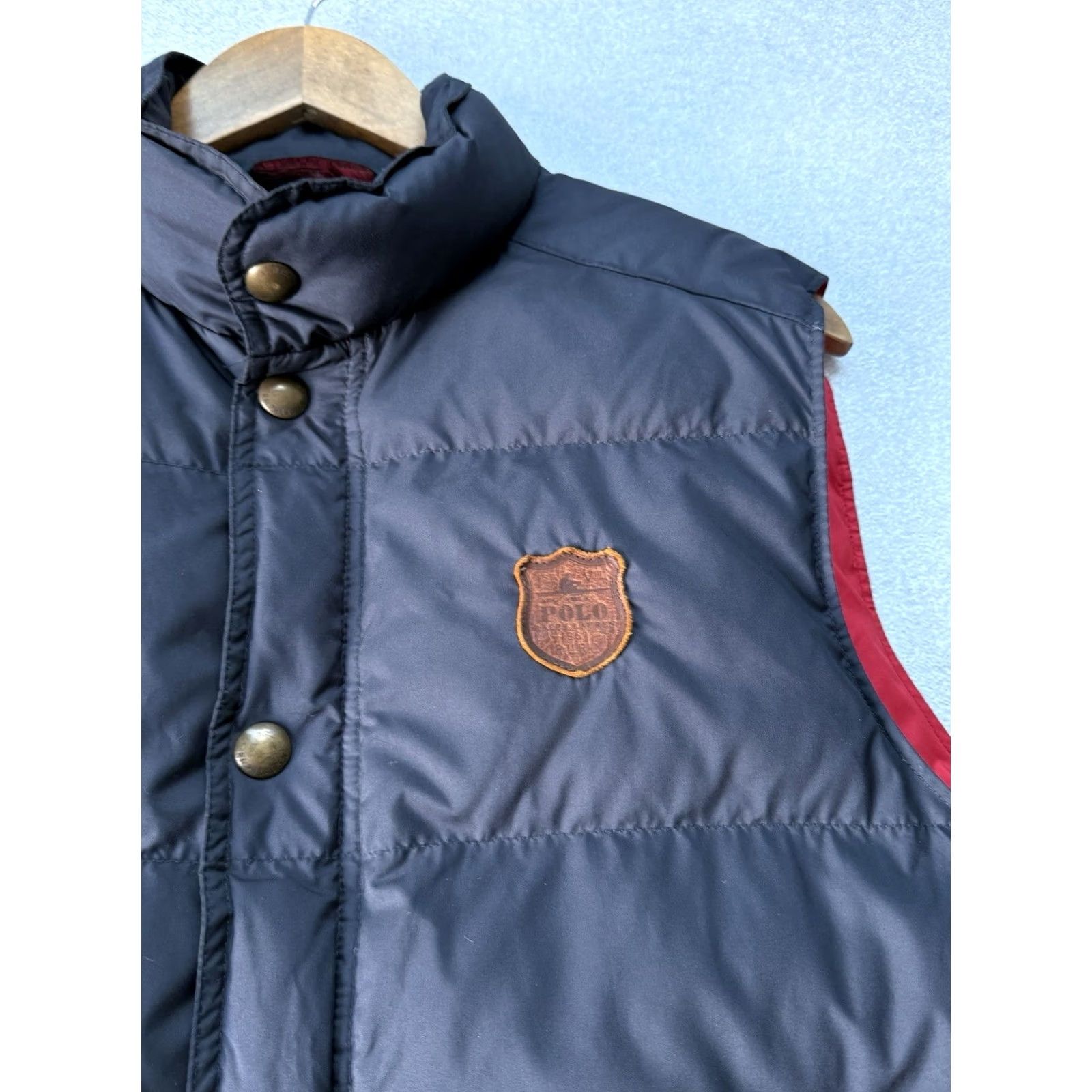Polo Ralph Lauren VINTAGE Polo Ralph Lauren Down Vest Men’s Gilet Blue Luxury Size M Polo Ralph Lauren Vest Mens Down Zip Pockets Full Zip 90s Classic Outdoor Size US M / EU 48-50 / 2 - 7 Thumbnail