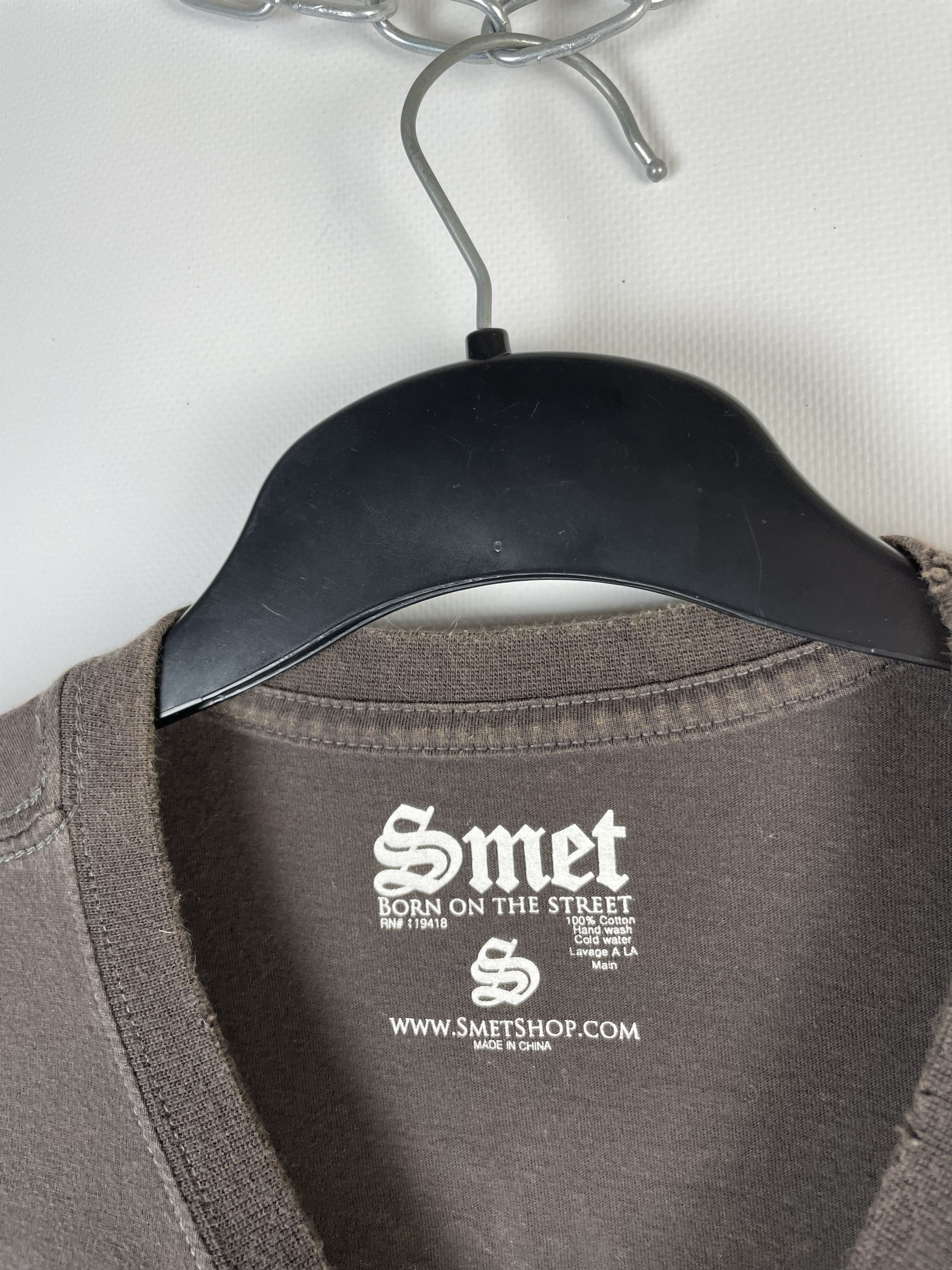 Christian Audigier × Vintage SMET Longsleeve w/ rhinestones Size US M / EU 48-50 / 2 - 5 Thumbnail