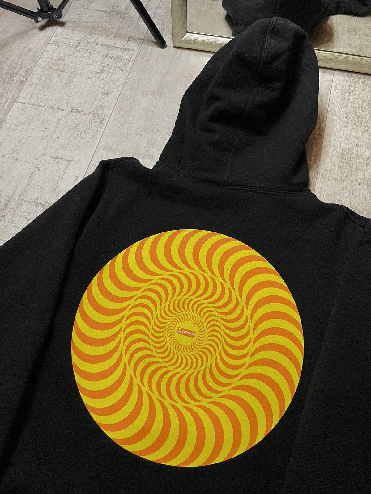 Supreme Supreme Spitfire SS18 Hoodie Black Big Logo Size US M / EU 48-50 / 2 - 3 Thumbnail
