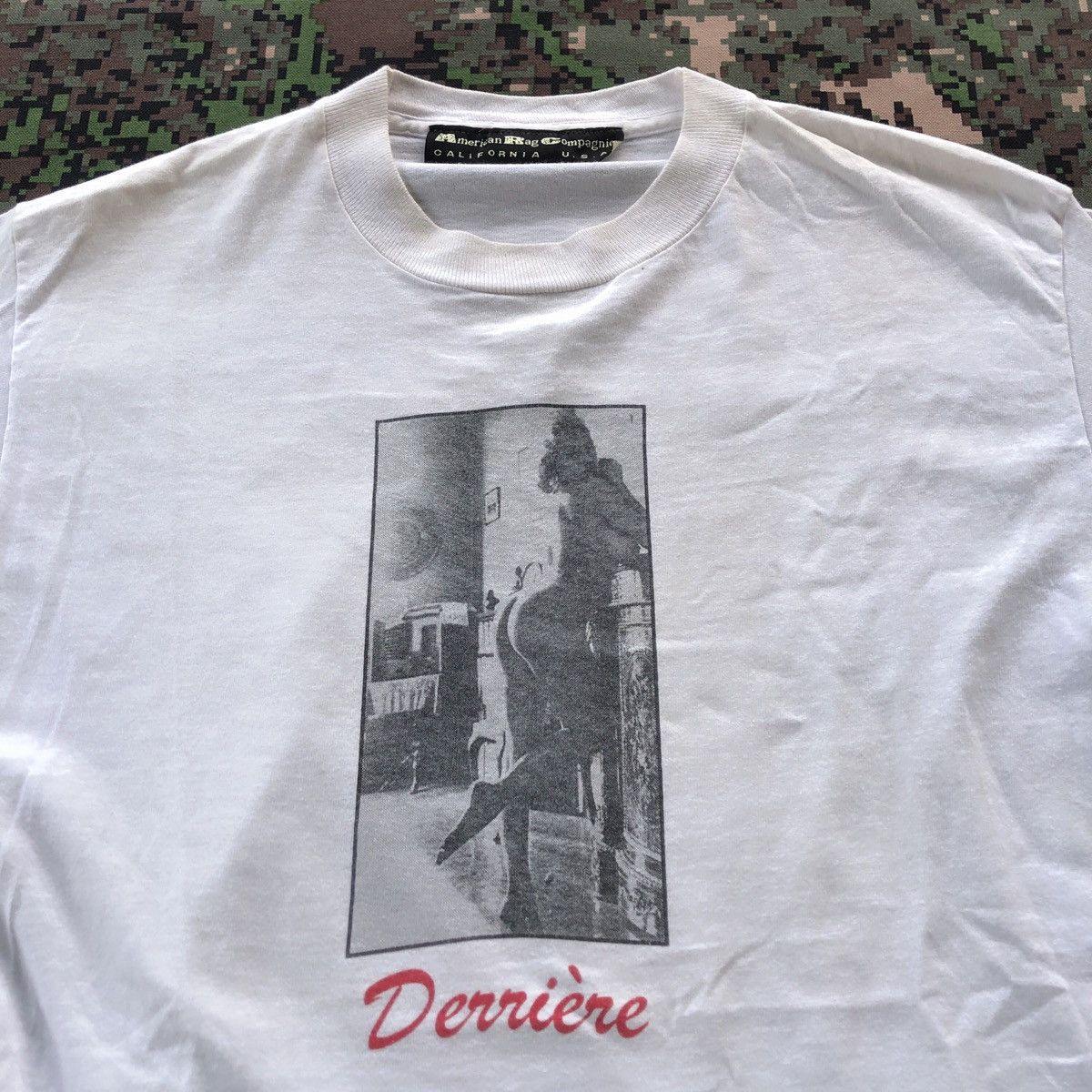 American Rag × Vintage Vtg 90s American Rag Compagnie Derriere Behind Me Tshirt Size US M / EU 48-50 / 2 - 1 Thumbnail