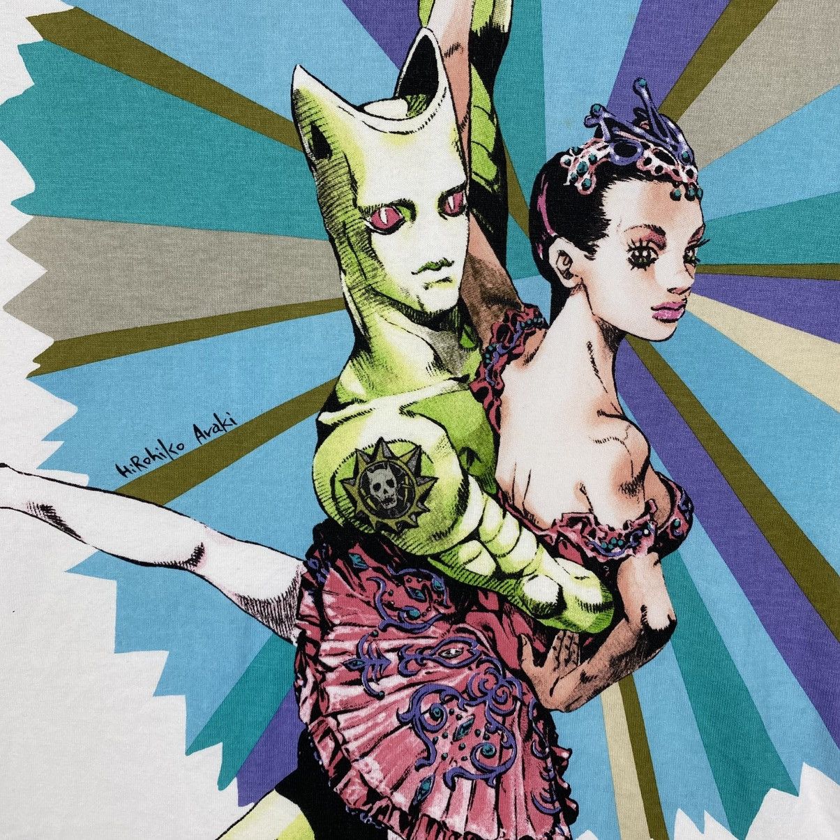 Anime Jojo's Bizarre Adventure KILLER QUEEN Hirohiko Araki Tee Size US L / EU 52-54 / 3 - 5 Thumbnail