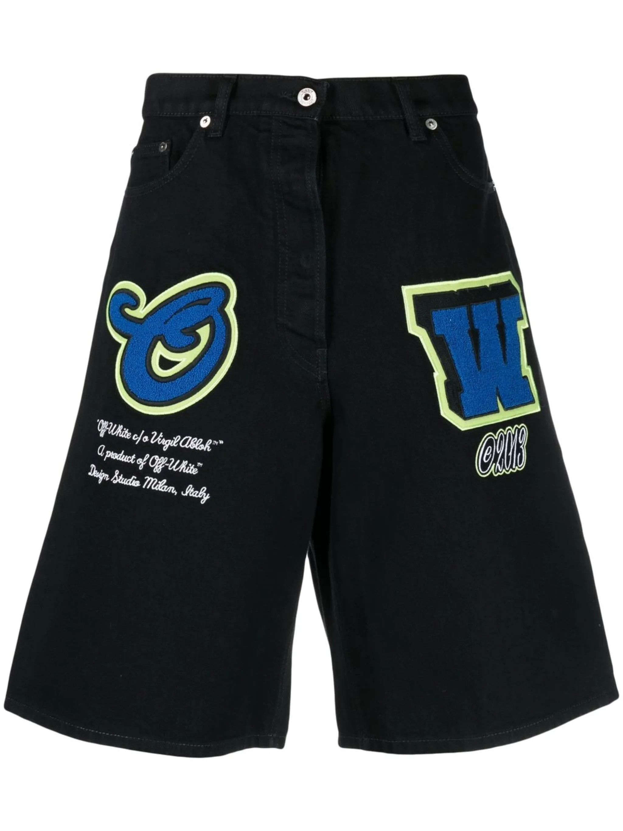 o1y0225 Denim Short in Black