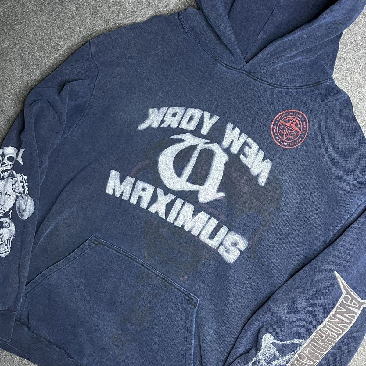 Travis Scott Travis Scott New York Maximus MetLife Hoodie Size US XXL / EU 58 / 5 - 2 Thumbnail
