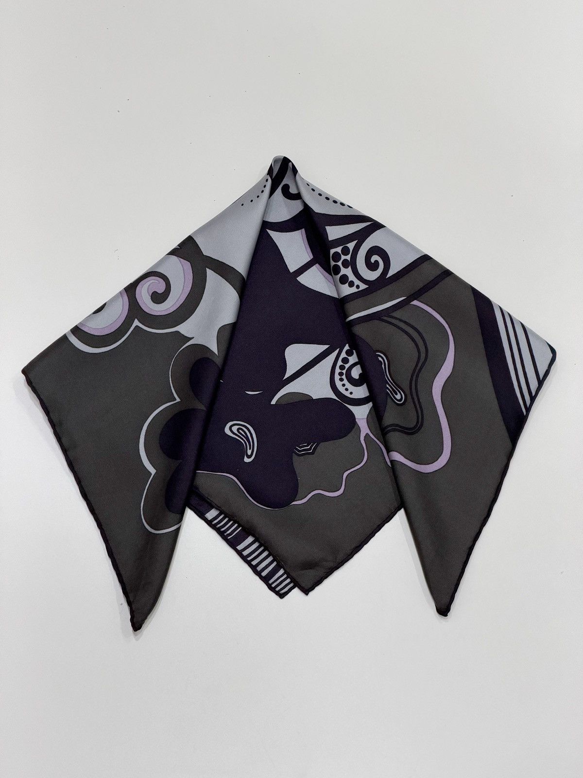 Gucci GUCCI Tom Ford 2001 Floral Silk Bandana Scarf Demna Runway Size ONE SIZE - 13 Thumbnail