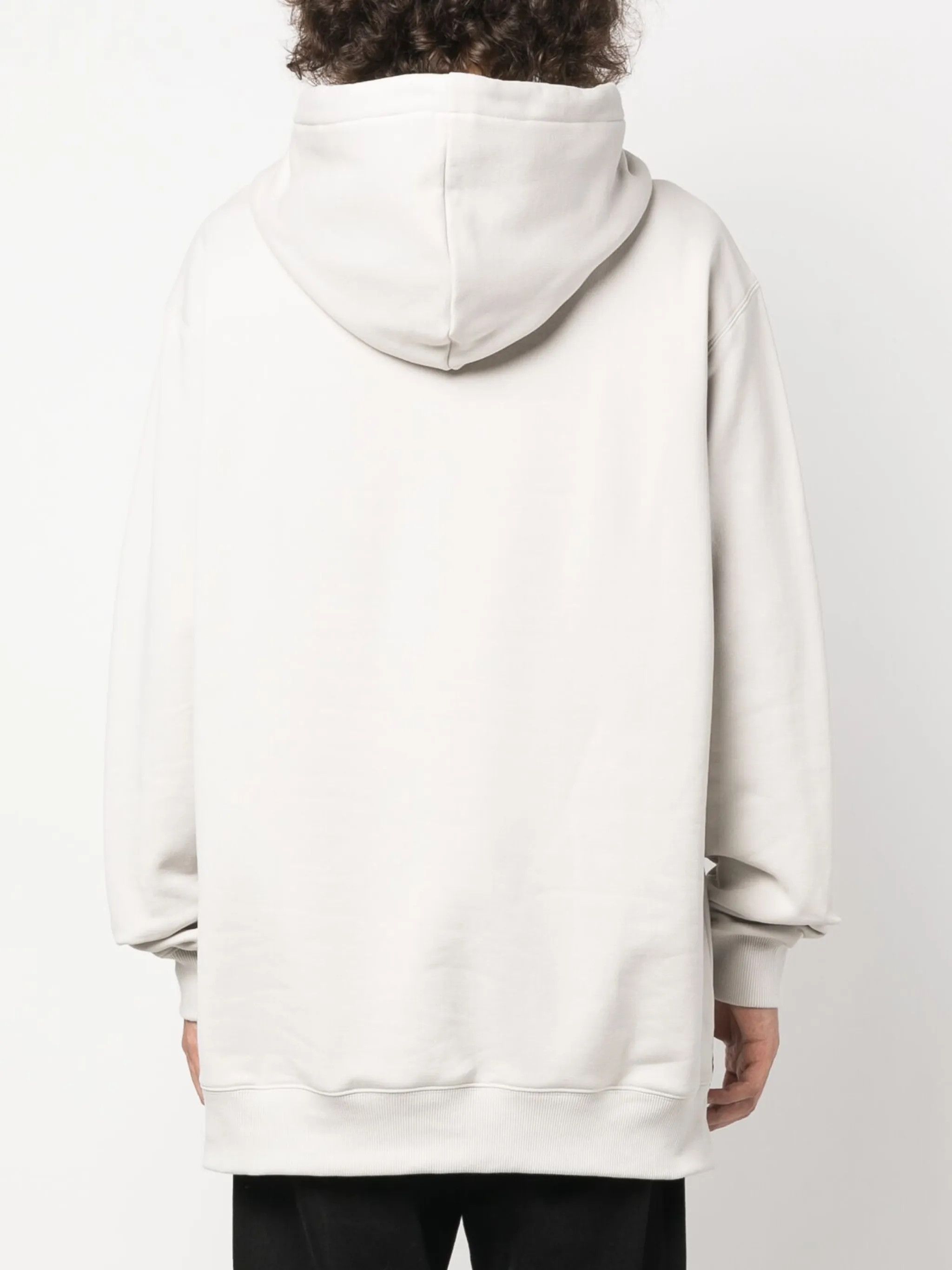 Lanvin o1y0225 Embroidered Logo Hoodie in Light Grey Size US S / EU 44-46 / 1 - 4 Thumbnail