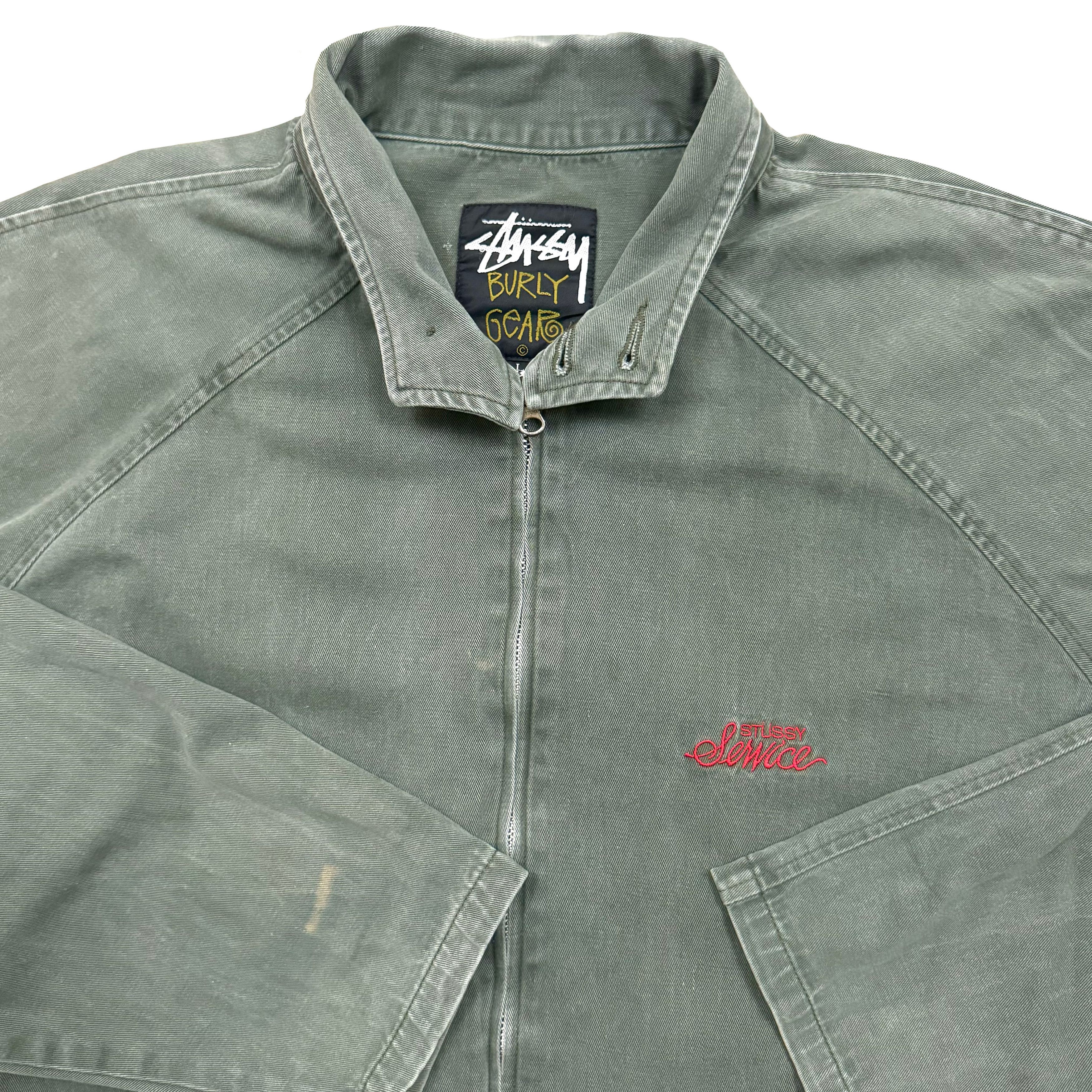 Other VTG 90s Stüssy Service Burly Gear Workwear Chore Jacket USA Size US L / EU 52-54 / 3 - 2 Thumbnail