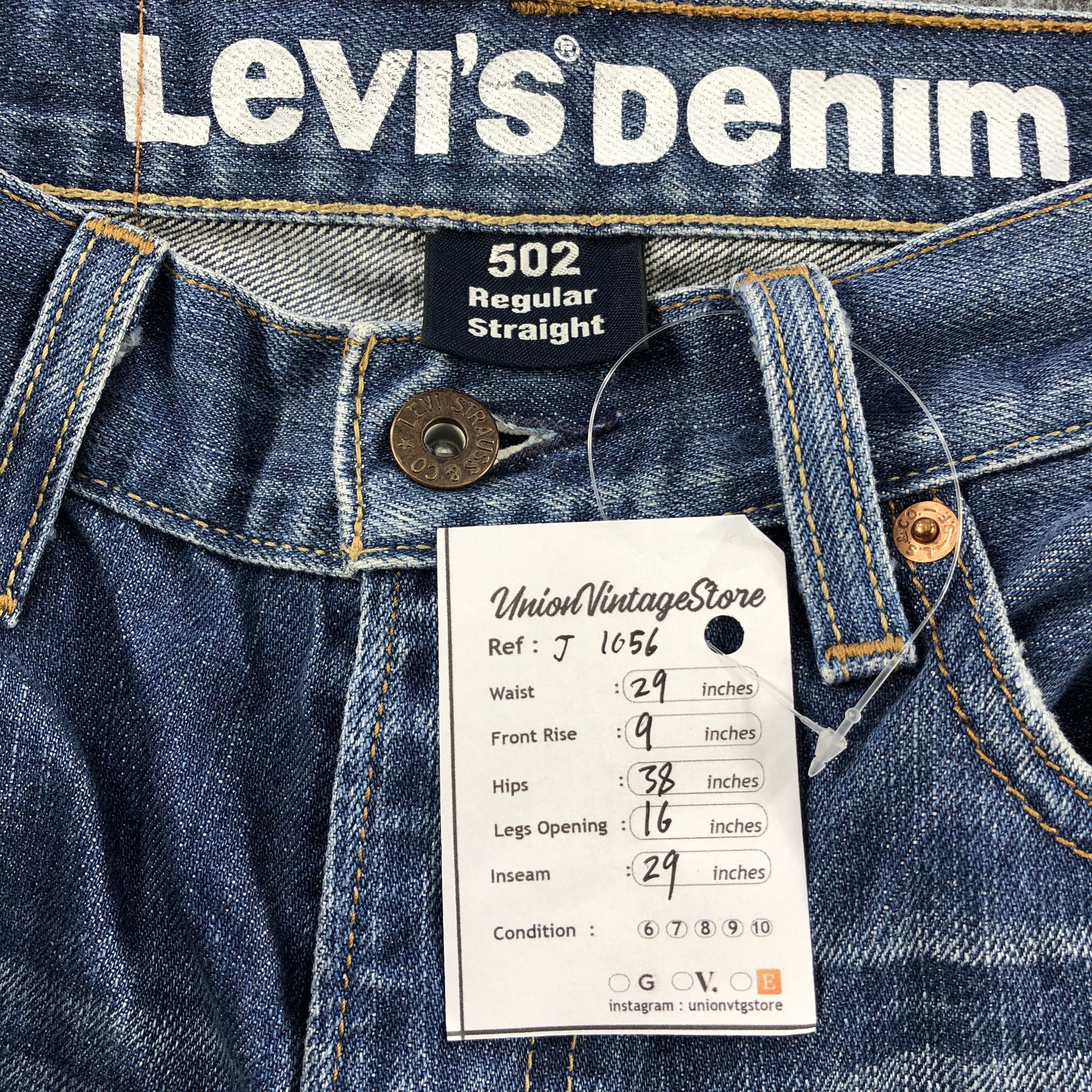 Levi's Stone Wash Vintage Levis 502 Jeans Straight Denim-J1056 Size US 29 - 11 Thumbnail
