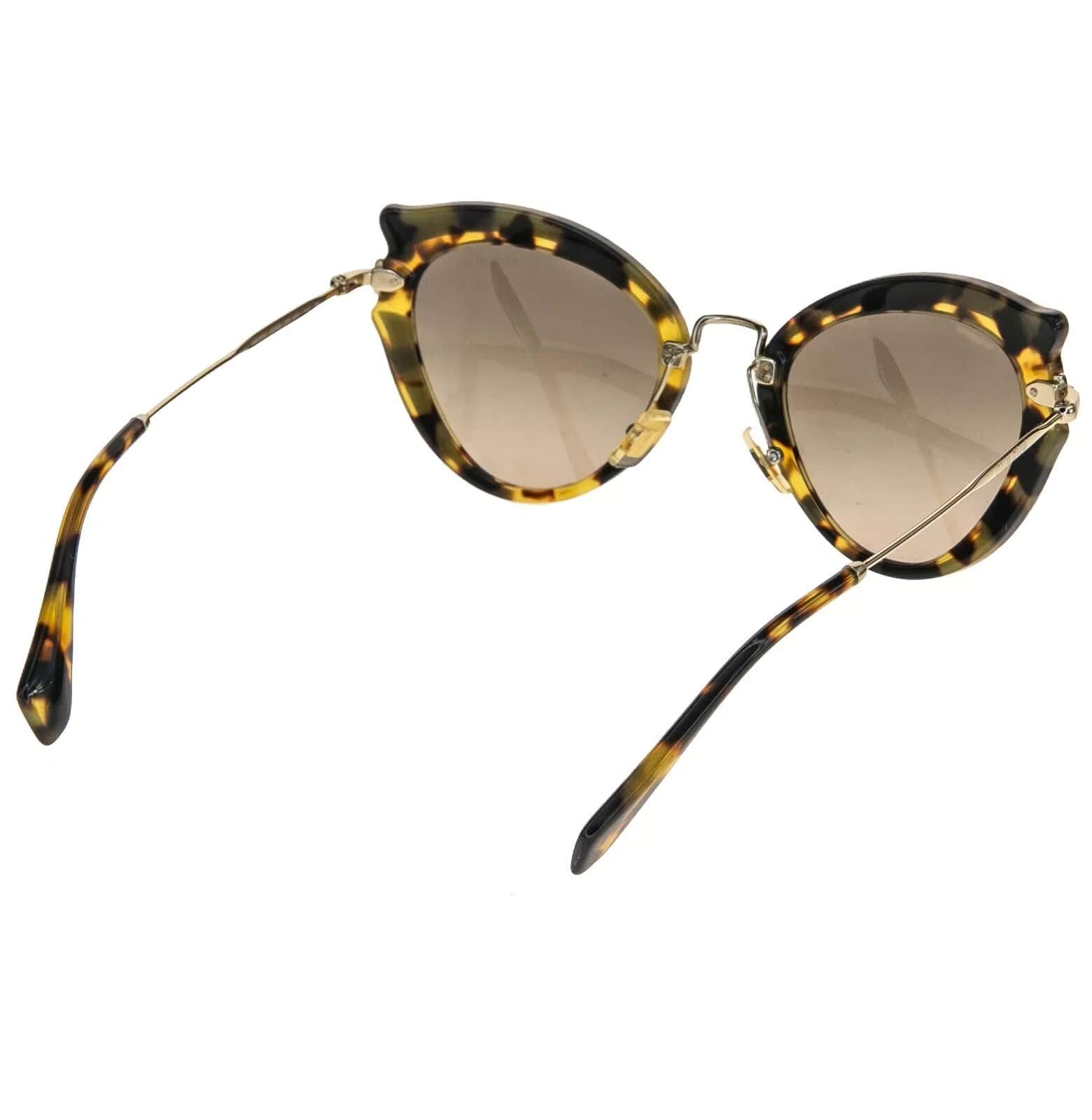 Miu Miu MIU MIU NOIR SILK MU05SS Cat Eye Fashion Sunglasses 05S Size ONE SIZE - 6 Thumbnail