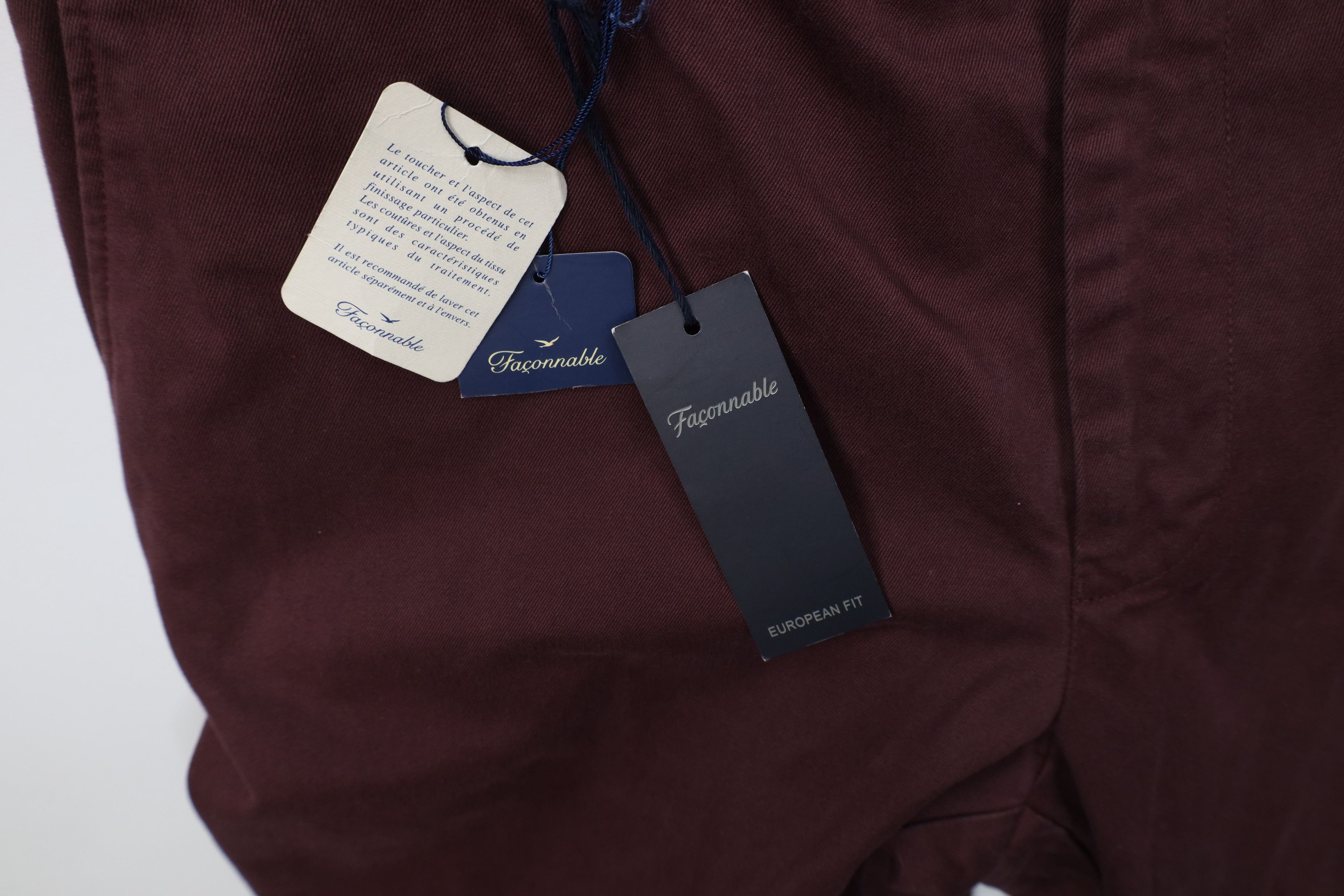 Faconnable Deadstock Faconnable Fit Heavyweight Chino Pants Trousers Size US 36 / EU 52 - 6 Thumbnail