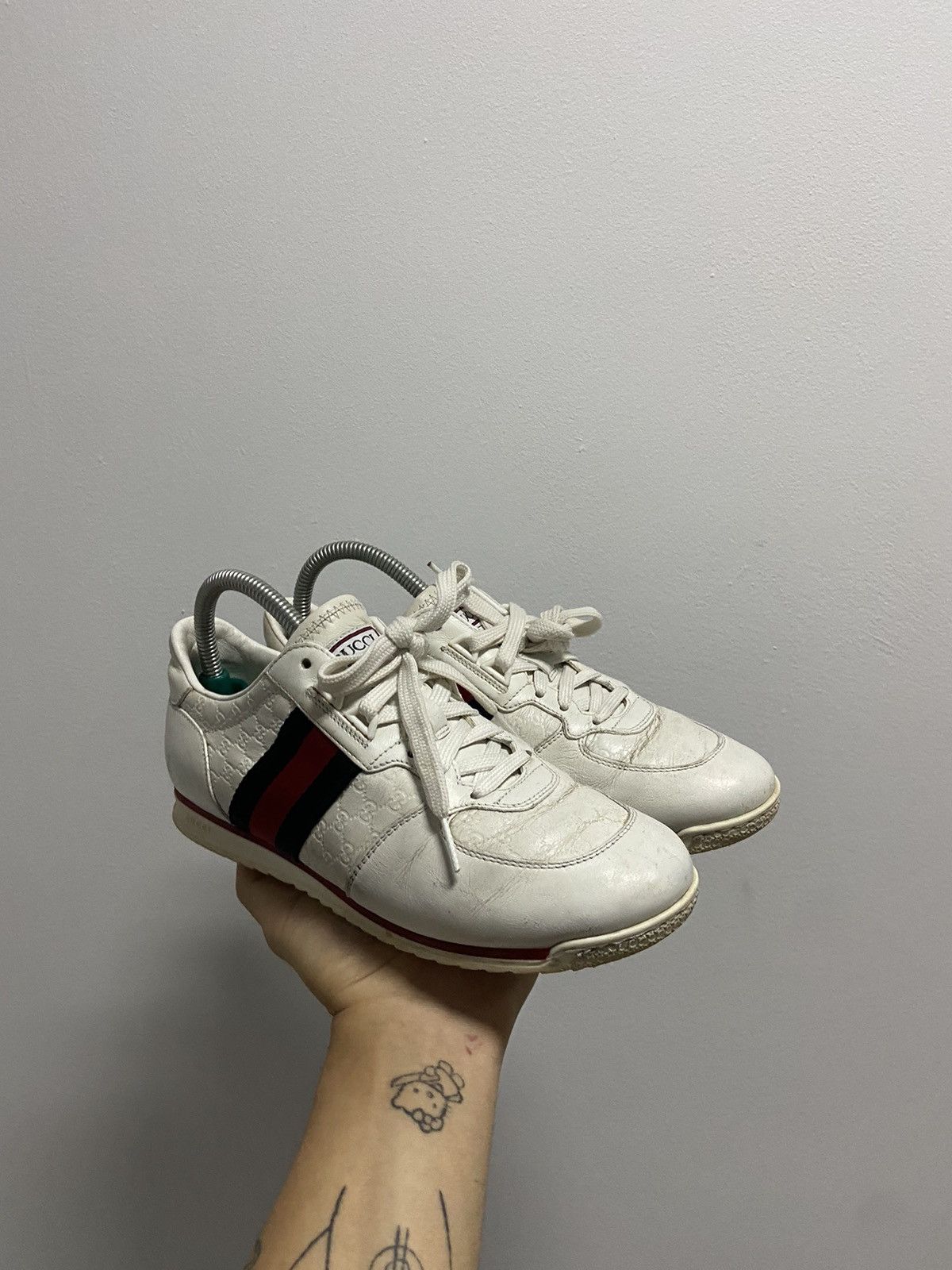 Gucci Gucci low sneakers vintage monogram womens Size US 8 / IT 38 - 1 Thumbnail