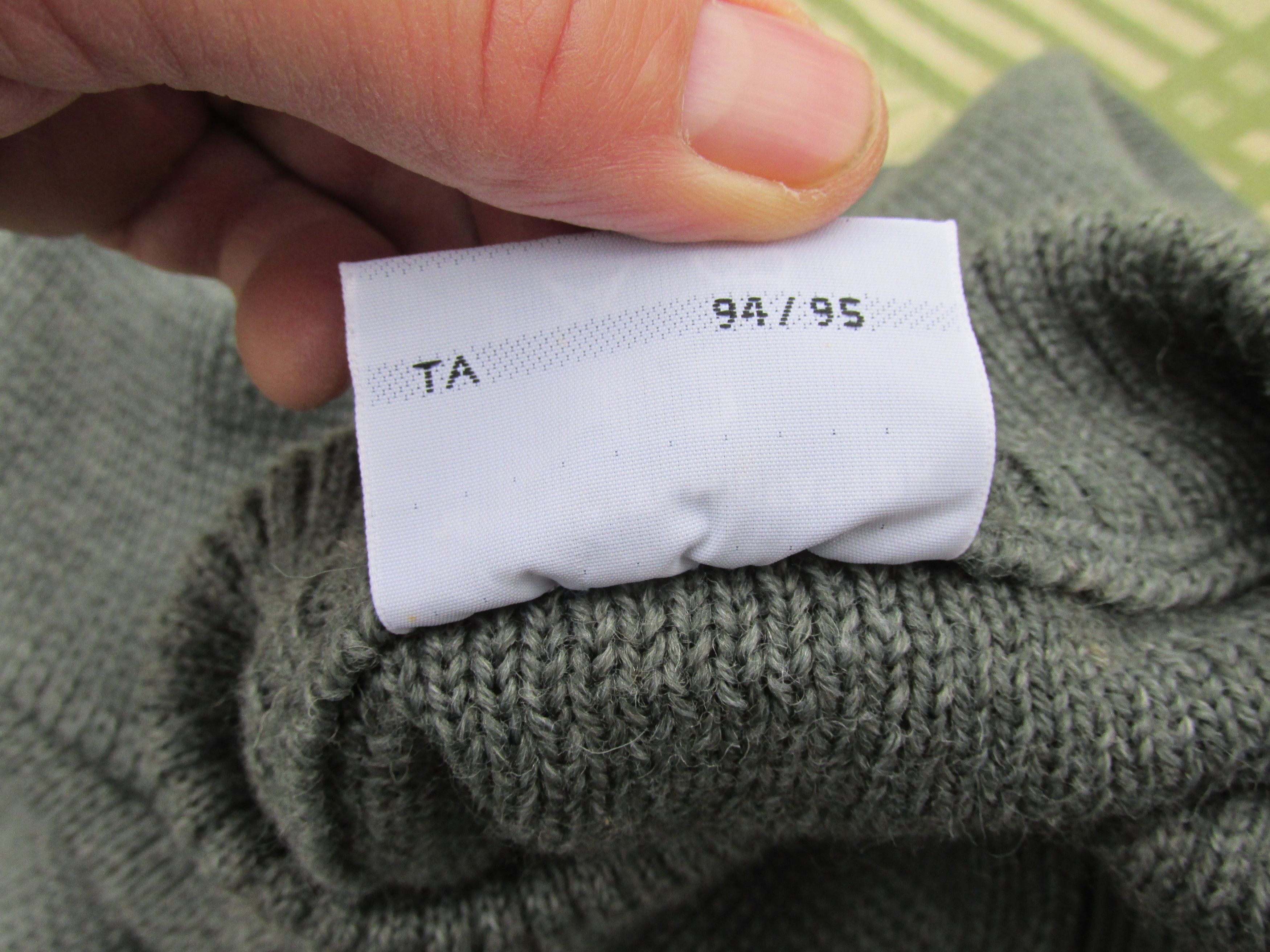 Vintage Vintage Sweater M-74 of the Swiss Army, 62 Size US XXL / EU 58 / 5 - 6 Thumbnail
