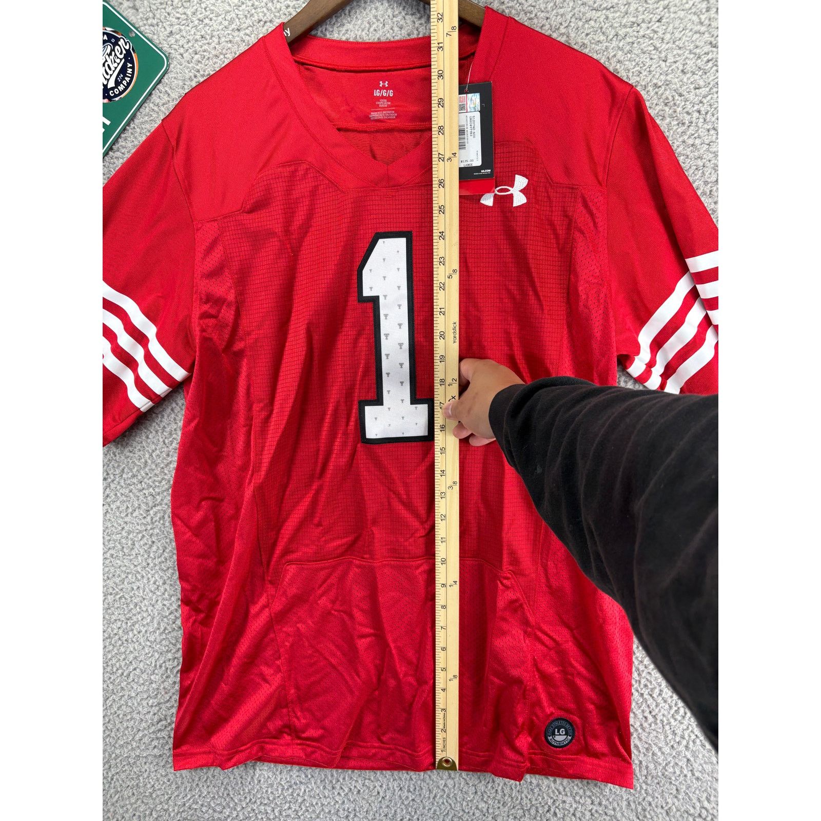 Under Armour Under Armour Texas Tech Raiders Football Jersey #1 Men Large Size US L / EU 52-54 / 3 - 2 Thumbnail
