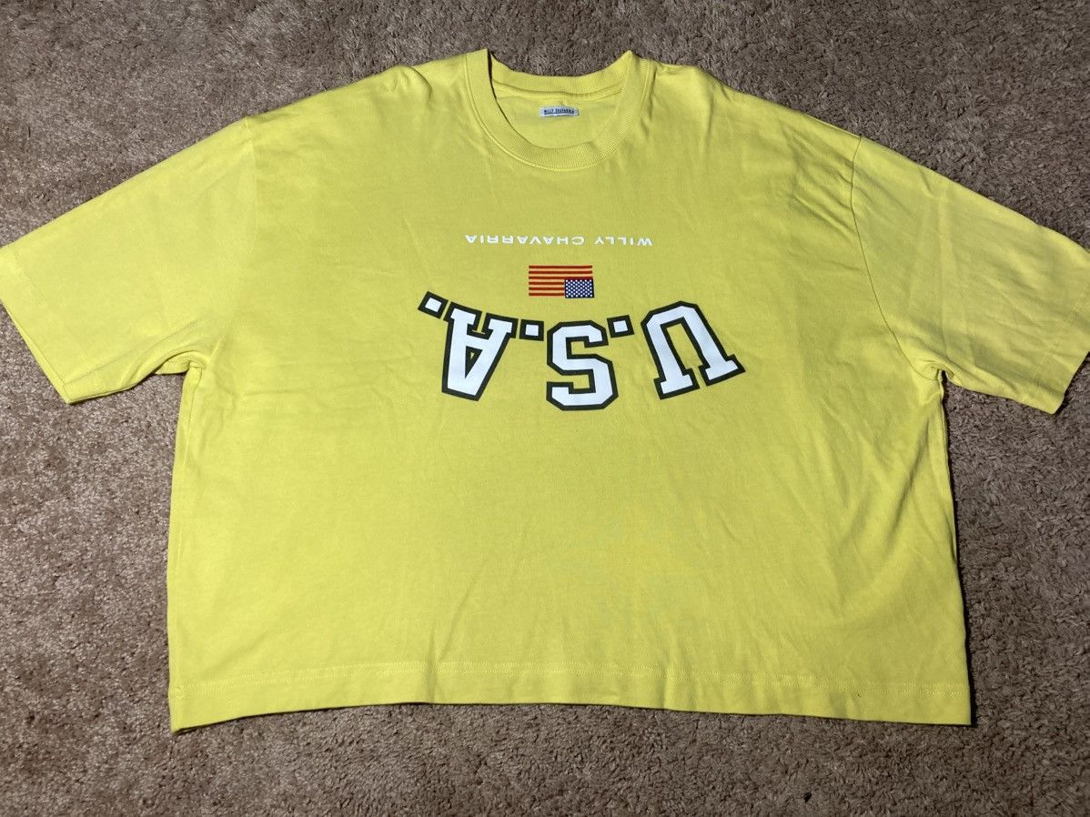 Willy Chavarria 2020 Willy Chavarria USA Flag Upside Down 90s Macho Buffalo Size US S / EU 44-46 / 1 - 2 Thumbnail