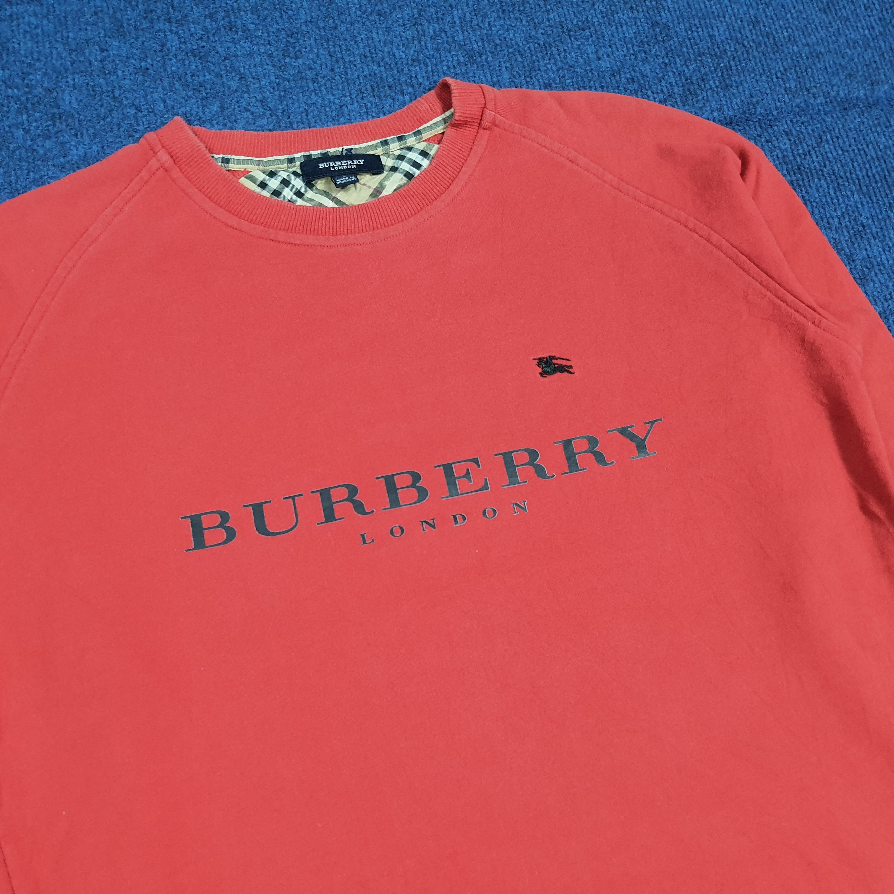 Burberry Vintage Burberry London Nova Check Sweatshirt C282N20 Size S / US 4 / IT 40 - 2 Thumbnail